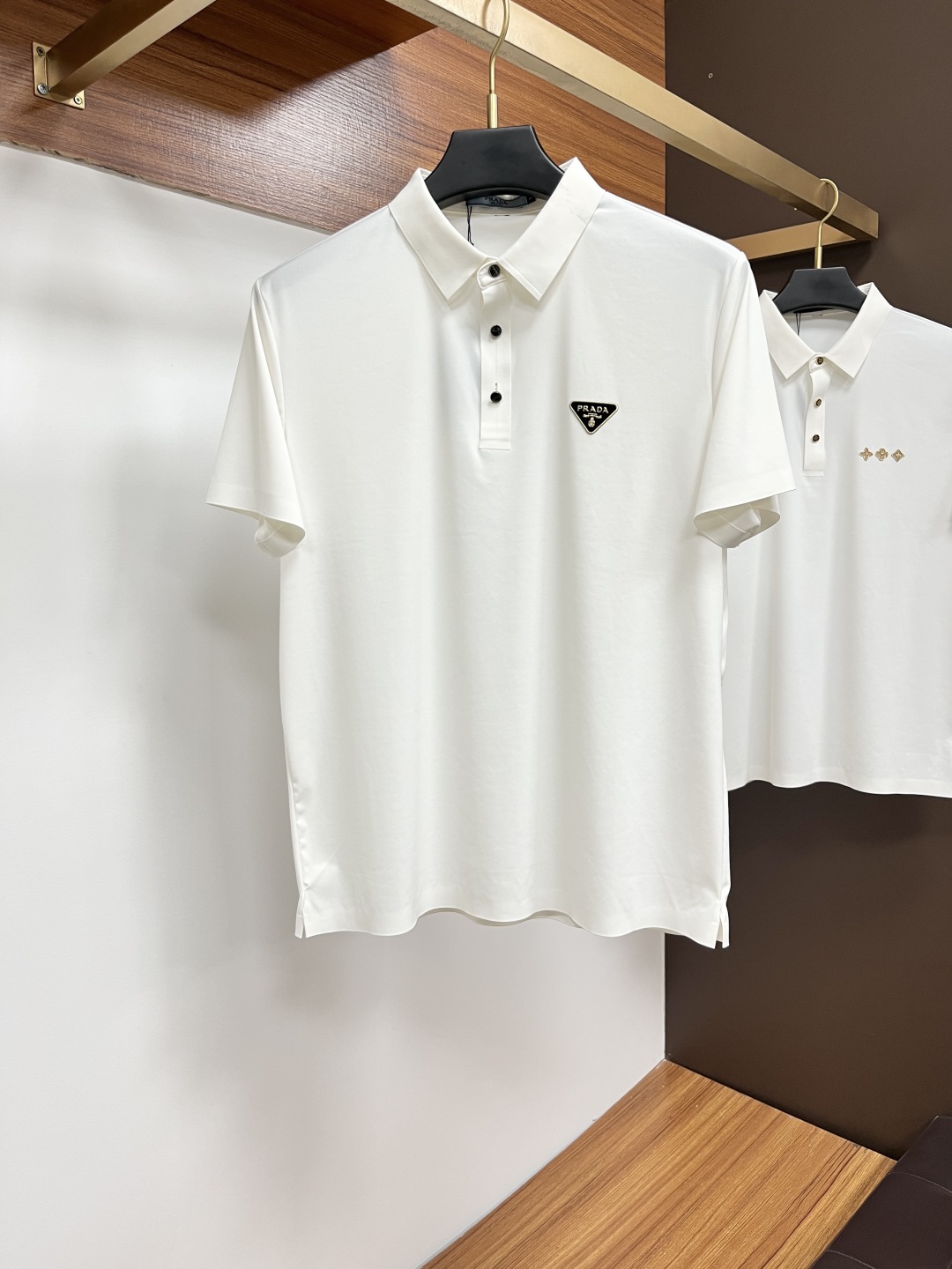 Prada Men's White Polo Shirt - Classic Design, Soft Fabric, Versatile Style 2 cmp i1756629783285 7877 0 0