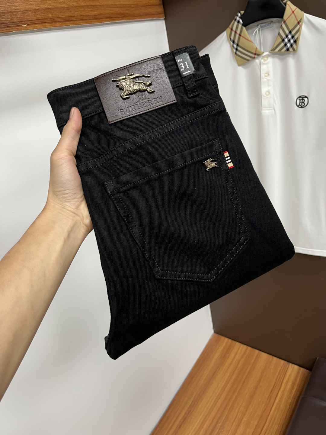 巴宝莉 2025年秋季最新品牛仔裤🔥出入专卖店无压力 专柜热销款 品味与价值共享 身穿着非常舒适 低调不