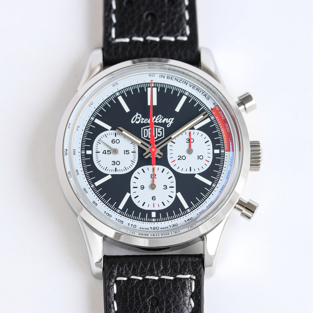 NO:150314,The TOP Breitling's new chronograph (Navitimer) Breitling reinvents the classic watch with bold colors. The size is 42m, and the iterative model is undoubtedly an authentic unique chronograph. It has a unique decoration on the back cover and uses a 316 stainless steel bezel to easily hold it and effectively protect the double-sided anti-glare sapphire watch. The dial is available in black, blue and white, and is decorated with large-sized luminous hands and hour markers. Perfect workmanship!  Welcome to taste the multi-functional mechanical watch, breitling19860909GF出品TOP  百年灵 全新计时腕表（Navitimer）百年灵以大胆色彩焕新演绎经典腕表.尺寸42m,迭代款无疑是地道的独特计时腕表,带有后盖表面独特饰片,采用316精钢表圈,实现轻松握持,有效保护双面防眩蓝宝石表镜.表盘有黑色、蓝色及白色可选,均饰有大尺寸夜光指针和时标.做工完美！欢迎品鉴多功能机械腕表,,,breitling,Watch