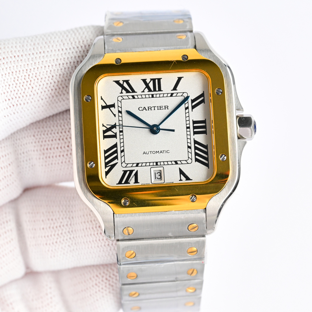 NO:383457,Produced by JBL Steel belt model Tape model Belt model JBL Factory 18k gold bag Cartier CARTIER RW1 Sandushi series gold bag Quick release version 18k gold bag spot Exclusive channel goods 1 [Case] ​​Authentic mold opening, equipped with the best imported 316L material case!  2 [Dial] Dial with genuine mold 3 [Dial] The Swiss craft fired blue needle is the closest to the authentic baked blue needle!  4【Glass】Swiss whitening film/anti-strings/anti-hand patterns!  AF process processing, leaving no trace!  The best luxury recommendation for gifts, please identify JBL's exclusive quality, cartier, cartier19860909JBL 出品 钢带款 胶带款 皮带款  JBL Factory 18k包金 卡地亚 CARTIER RW1 山度士系列 包金 快拆版本 18k包金现货 独家渠道货 1【表壳】正品开模,搭载最好的进口316L材质表壳！ 2【表盘】正品开模出来的表盘 3【表针】瑞士工艺烧制蓝针,最接近正品的烤蓝针！ 4【玻璃】瑞士增透白膜/防弦/防手纹！AF工艺处理,不留痕迹！送礼最佳奢华推荐请认准JBL独家品质,,cartier,cartier,Watch