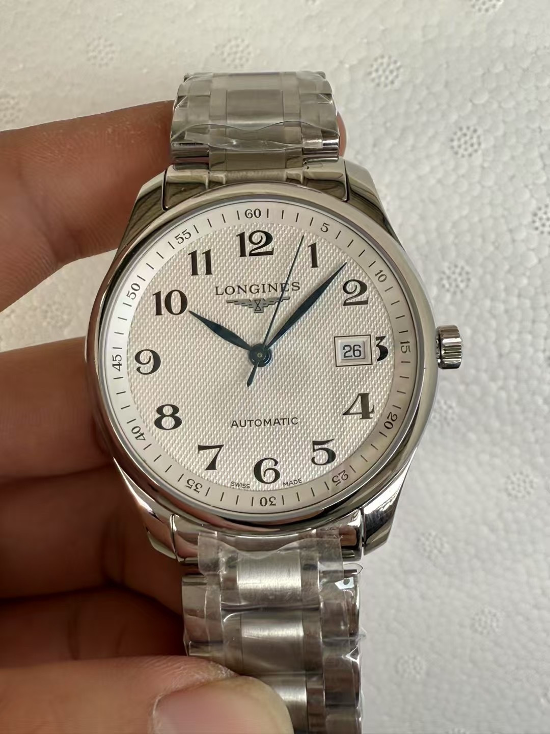 NO:157502,Production of APS Clearance Price APS Produced by Longines LONGINES LB1 Mingjiang Three-character series Original mold opening All accessories and authentic products are interchangeable and universal. The movement uses the latest 2892-modified L888 fully automatic ultra-thin movement, matched with the latest hollow automatic trolley, diameter 40mm, thickness 9.5mm, the best luxury recommendation for gifts, please be sure of APS's exclusive quality, longines19860909APS 出品 清货价 APS 出品浪琴 LONGINES LB1 名匠三字位系列 原版开模 所有配件与正品可互换通用 机芯采用最新的2892改L888全自动超薄机芯 搭配最新款镂空自动陀 直径40mm厚度9.5mm 送礼最佳奢华推荐请认准APS独家品质,,longines,Watch