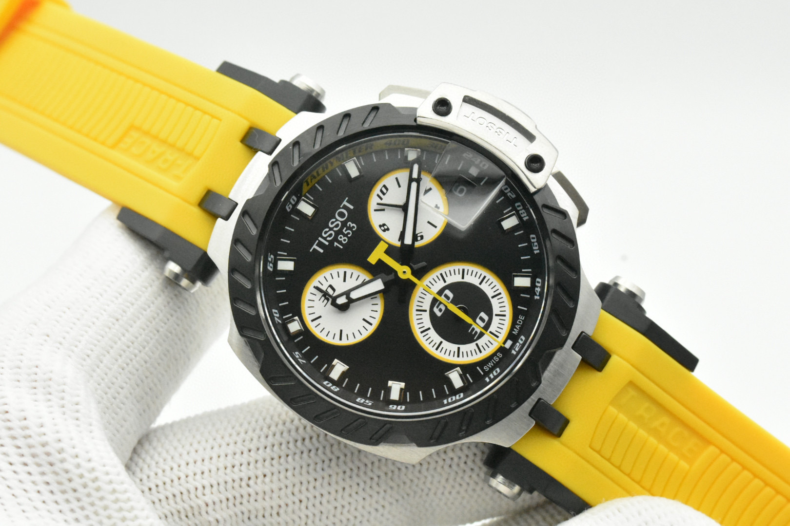 High-Quality Swiss TISSOT MotoGP Wristwatch with Sapphire Glass and Steel Shell - 图片 4