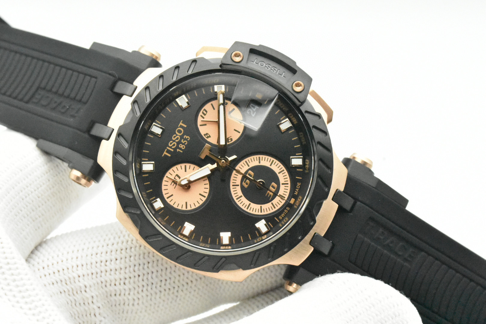 High-Quality Swiss TISSOT MotoGP Wristwatch with Sapphire Glass and Steel Shell