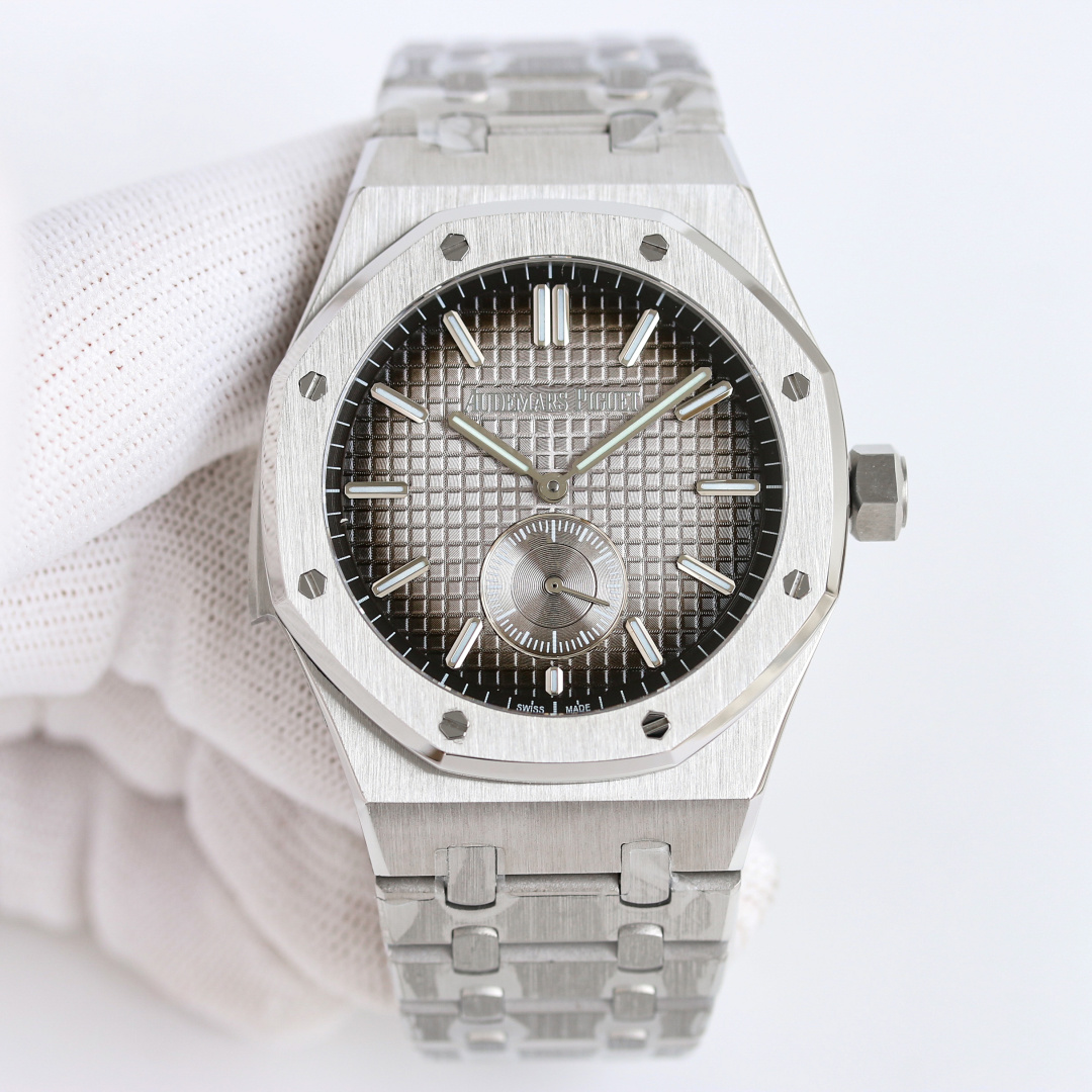 NO:150861,AP Audemars Piguet Royal Oak 26591IP Series Two-pin Mechanical Watch The back cover is upgraded to the bottom, and uses the 2953 upgraded movement, making it the peak 
