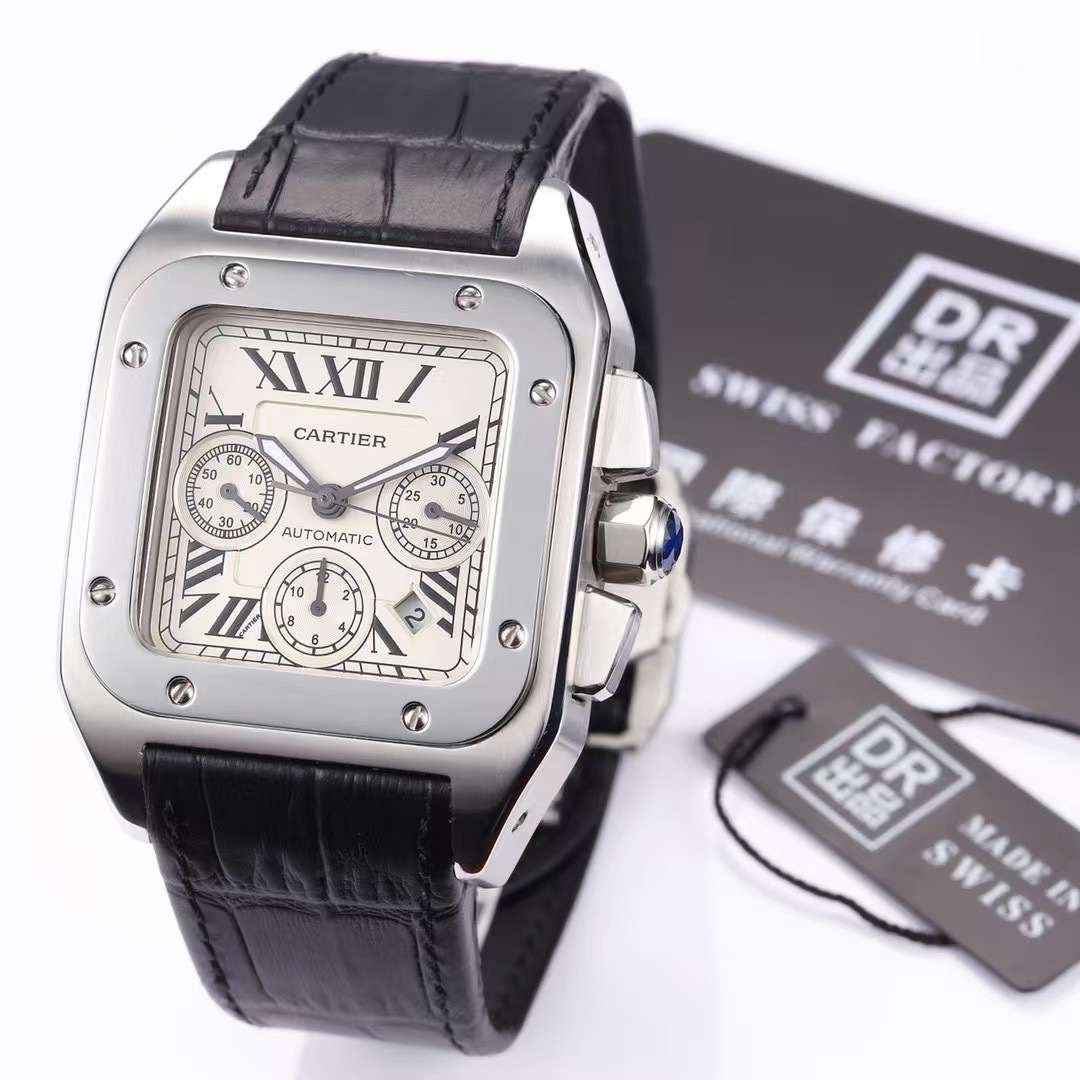 NO:151137,A Cartier Sandushi () optional leather steel belt to configuration three codes in one identification code 2656808871CE AF3,,cartier19860909A 卡地亚 山度士 ()可选 皮 钢带 到 配置三码合一 认准编码2656808871CE AF3,,cartier,Watch