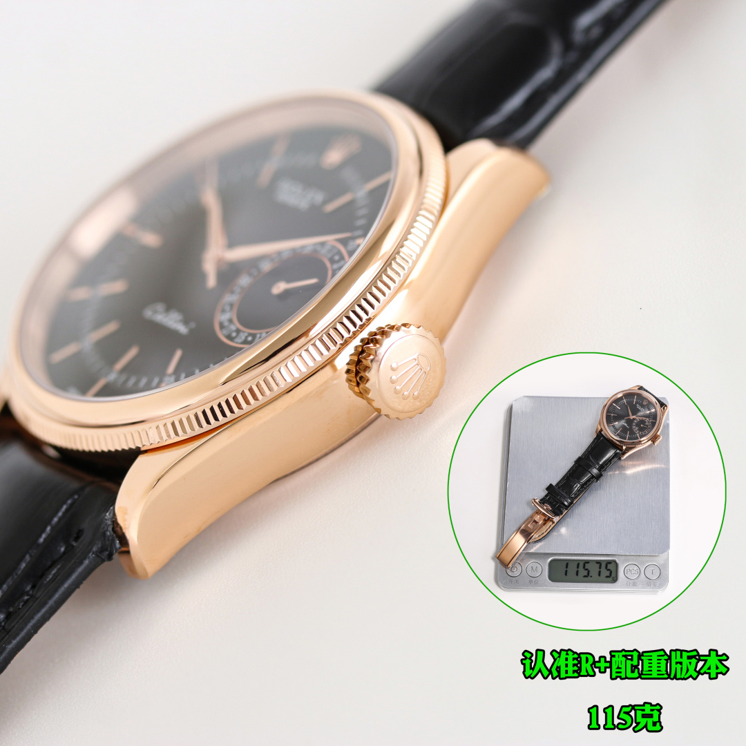 ROLEX 切利尼 机械腕表包,男,手表 6