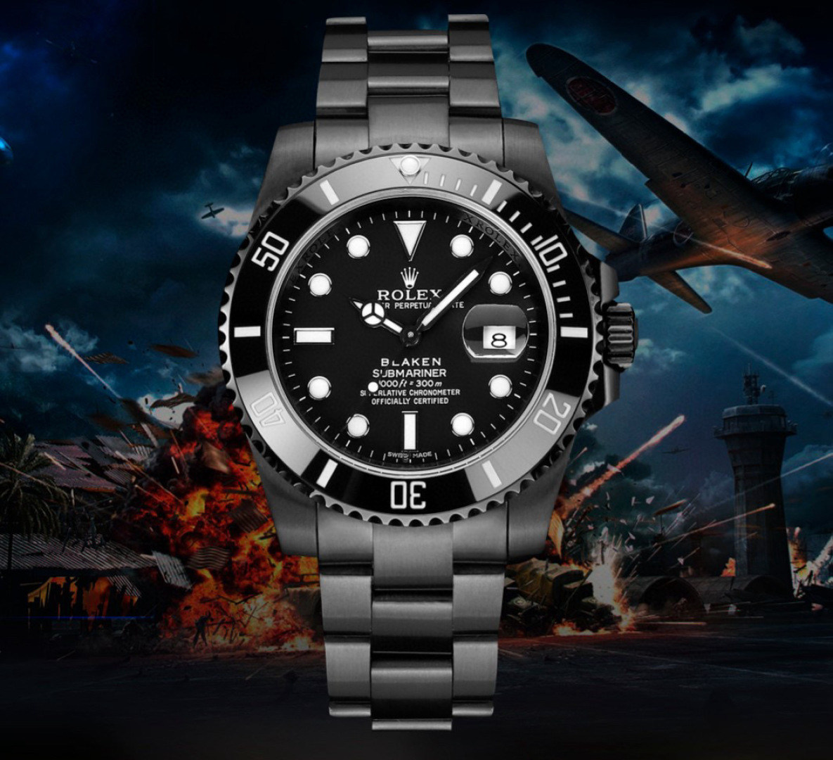 ROLEX 水鬼系列 机械腕表男,手表 5