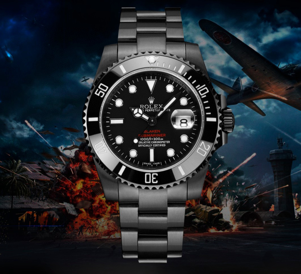 ROLEX 水鬼系列 机械腕表男,手表 3