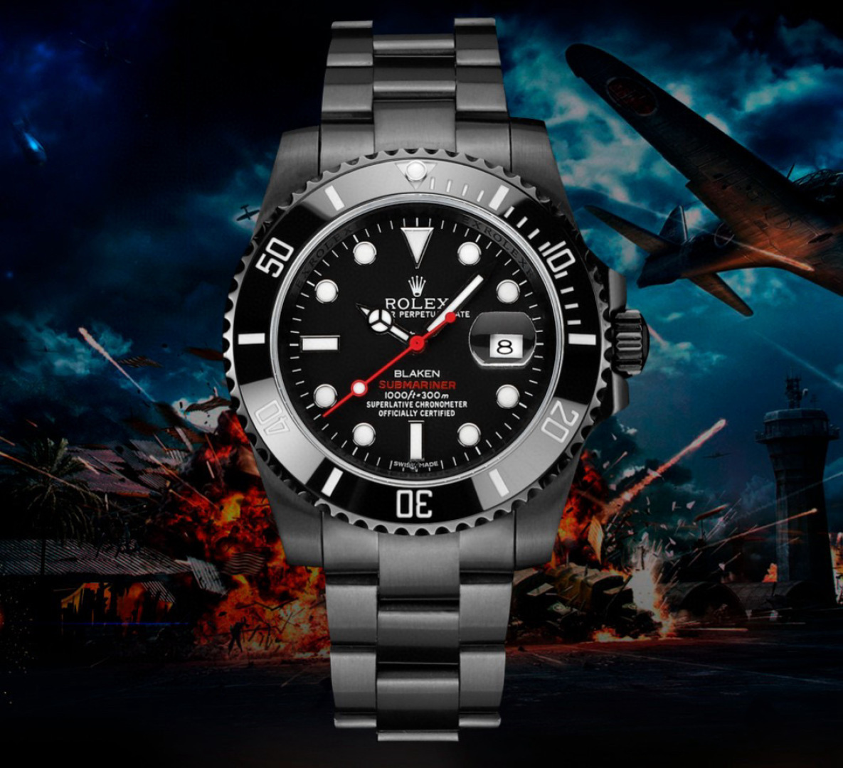 ROLEX 水鬼系列 机械腕表男,手表 2