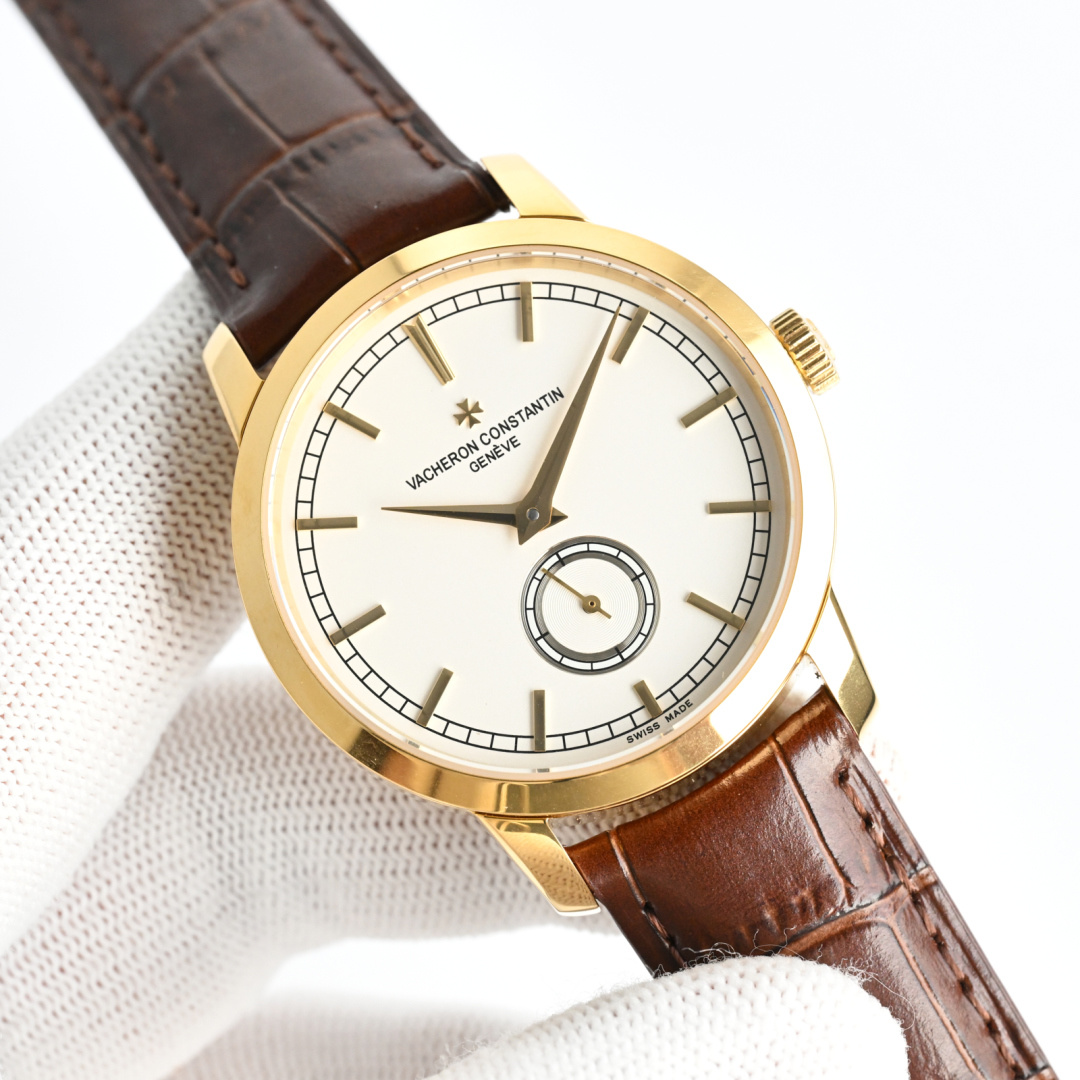 NO:336349,Diamond Vacheron Constantin VC series 1 This watch is equipped with 4400as fully automatic machinery, accurate time travel, power reserve 40 hours, waterproof depth 30 meters 2 Diamond-set three-dimensional hour marker 3 The case is made of 316L stainless steel, the front and back of the watch mirror is sapphire crystal glass 4 Italian cowhide with original pin buckle to make the wrist fit and comfortable, suitable for all business occasions, simple and refined without losing elegance. The trend is fleeting, the style is everlasting, the classic is never out of date. The fine reproduction is worthy of taste!  Welcome to reprint mechanical watches, vacheron, cowhide19860909钻 江诗丹顿 VC 传袭系列  1 该表搭载4400as 全自动机械 走时精准 动力储备40小时 防水深度30米 2 镶钻立体时标  3 表壳采用316L精钢 表镜前后采用蓝宝石水晶玻璃 4 意大利牛皮搭配原装针扣 让手腕更贴合舒适,适合各种商务场合,简敛精致不失优雅.潮流易逝 风格永存,经典传袭 永不过时.精品复刻,敬请品鉴！欢迎转载机械腕表,,,vacheron,cowhide,Watch