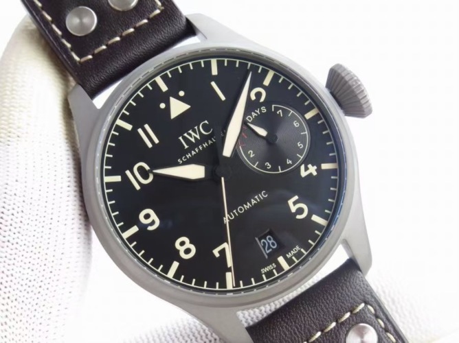 IWC Pilot's Watch IW501004, 46mm, Black Dial, Brown Leather Strap, Automatic 1 IWC Pilot’s Watch IW501004, 46mm, Black Dial, Brown Leather Strap, Automatic