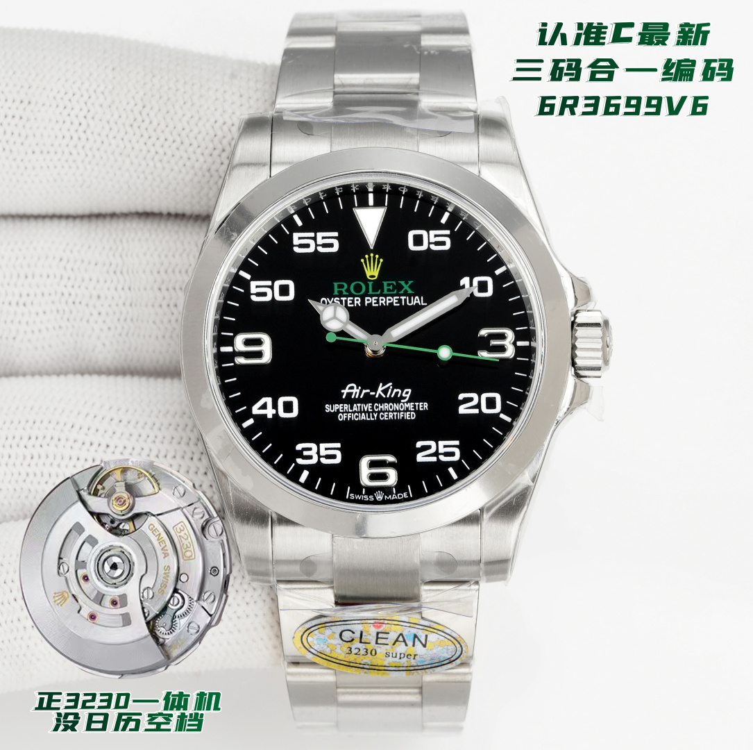 NO:336494,Factory C/ClEAN Rolex ROLEX Air Bad series, super cost-effective new Air Bad watch, watch code, 6R3699V6, watch button code, 7CD!  The latest Rolex model of the year, size 40mm, the only 