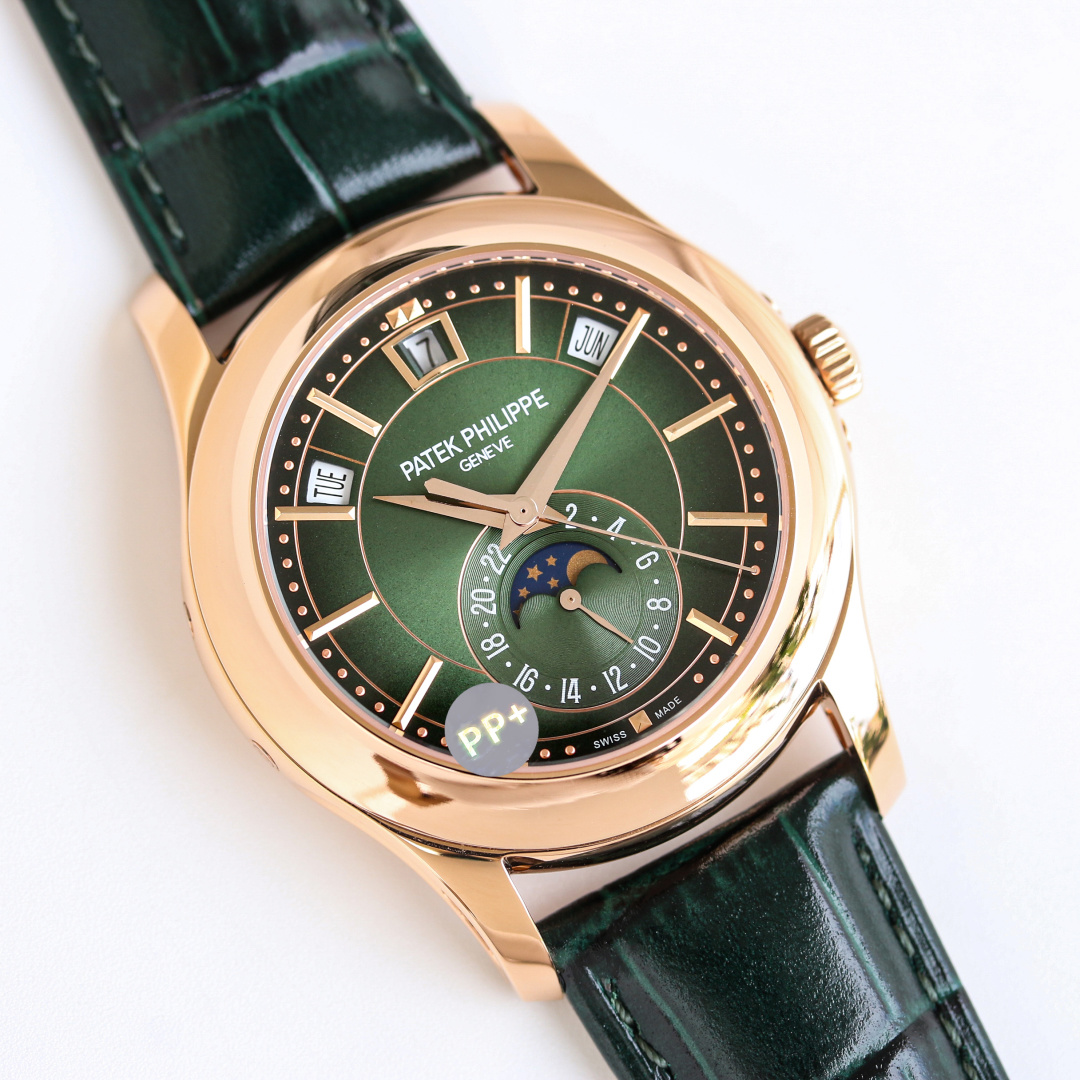 NO:387660,PP+ FactoryBased Weight Edition Patek Philippe CM6 Complex Function Timer Series PP Size 40X11.4 Cal.324S movement collection date Week Month Moon phase Function same as genuine, sapphire mirror, original same version of lantern folding buckle, truly restore the original hand-held and wearable texture S1 exquisitely recommended men's multi-function mechanical watch, Patek philippe19860909PP+ Factory克配重版 百达翡丽 Patek Philippe CM6 复杂功能计时系列 PP 尺寸40X11.4 Cal.324S机芯汇集日期 星期 月份 月相 功能同正品一致 ,蓝宝石镜面 ,原装同版灯笼折叠扣  真正还原原装上手及佩戴质感 S1精致推荐男士多功能机械腕表,,patek philippe,Watch