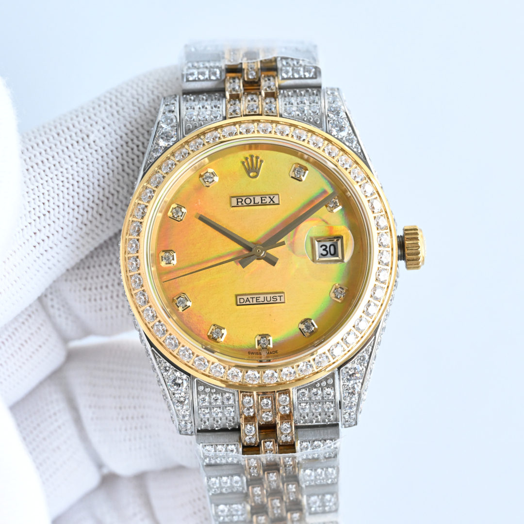 Rolex B33 Log 41 Full of Star Series 41mm Watch, Luxury 18k Nanotechnology, Automatic Movement. - 图片 1