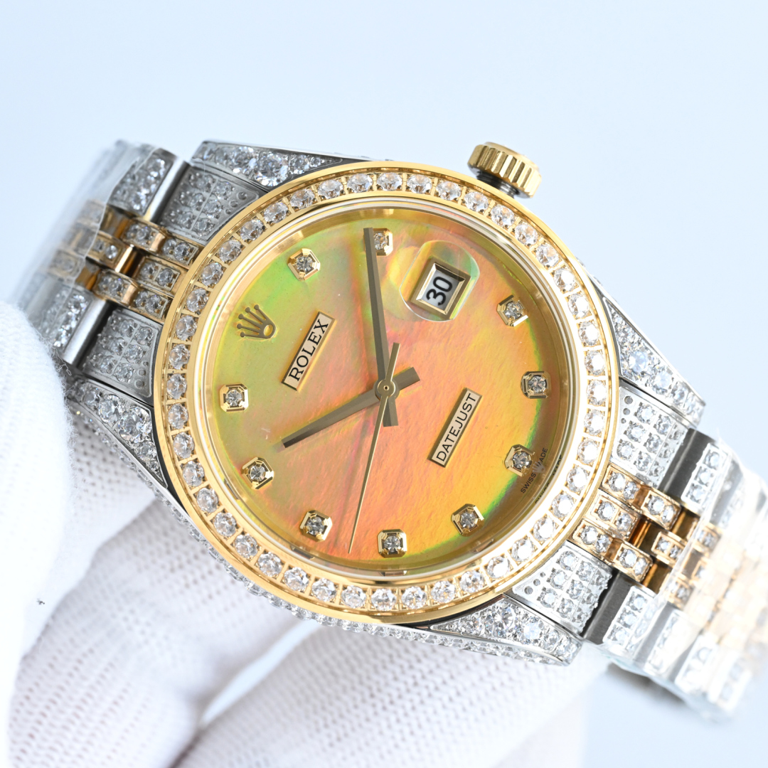 Rolex B33 Log 41 Full of Star Series 41mm Watch, Luxury 18k Nanotechnology, Automatic Movement. - 图片 4