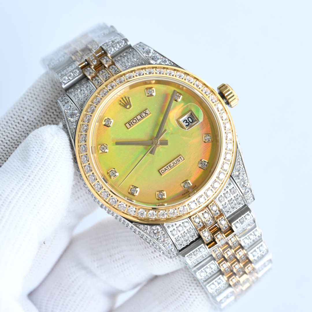 Rolex B33 Log 41 Full of Star Series 41mm Watch, Luxury 18k Nanotechnology, Automatic Movement. - 图片 2
