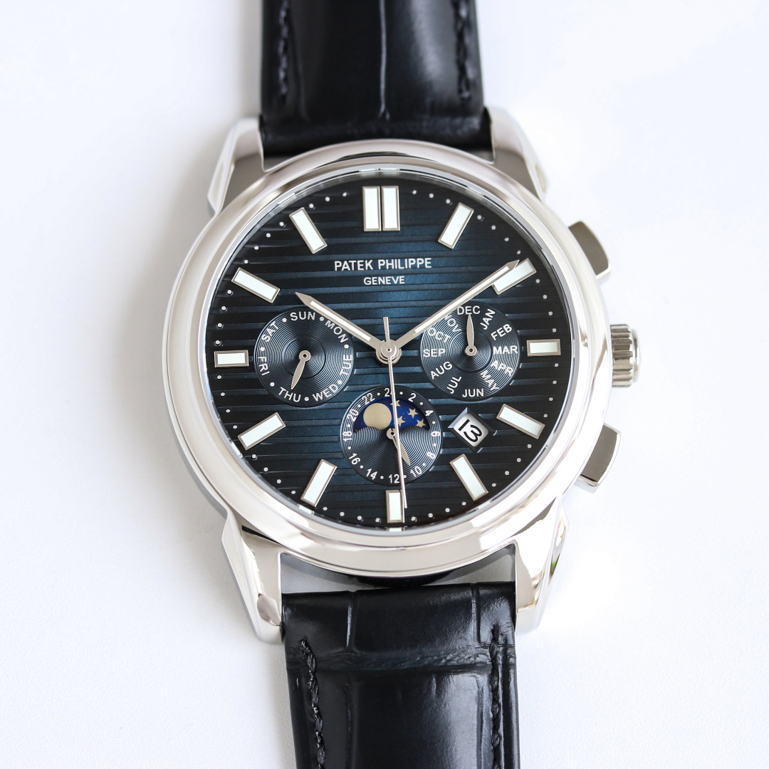 NO:336831,Gold Dafa New Patek Philippe PP Complex Function Timer Series, launched Patek Philippe Noble Artwork!  (The upgraded version improves the shell body thinner than the old version, the glass is upgraded to wear-resistant and fall-resistant, and is smoother and more beautiful than the old version! The inner cover is updated to a steel-sin inner cover; the watch texture looks more perfect) Exclusive literal plus high-end inner shadow logo, matched with imported multi-function movement (0 rework) function (24 hours, week, stars, month) imported 316 stainless steel, using vacuum plating in 18k quality furnace!  Paired with calfskin imported from Italy!  Original folding buckle!  Size 42 mm. Wear-resistant and scratch-resistant sapphire glass!  Super waterproof 50 meters!  Simple but not simple!  You can never own a Patek Philippe, you are just keeping it for your descendants. (Prudent commitment The product is more luster and exquisite in physical shape, the dial is lifelike in scale, the shell cover craftsmanship is all master-level light body test, plus the high-tech forging of machines in the new era, it is shocking and noble. You deserve it! Built by a large manufacturer! Welcome to reprint multi-functional mechanical watches,,,patek philippe,cowhide19860909金 大厂 新款 百达翡丽 PP 复杂功能计时系列, 上市 PatekPhilippe 贵族的艺术品！（升级版改进壳身比旧版本更薄、玻璃升级耐磨抗摔、比旧版本更平整美观！内罩更新成钢鑫制内罩；手表质感 手感 显得更完美）独家字面加高档内影logo,搭配进口 多功能机芯（0返修）功能（24小时,星期,星辰,月份）进口316精钢, 采用18k品质炉内真空电镀！搭配意大利进口小牛皮！原装折叠扣！尺寸42 mm.耐磨防刮蓝宝石玻璃！超强防水50米！简约而不简单！你永远无法拥有一块百达翡丽,你只是在替你的后代保管他. ( 慎重承诺 产品实物光泽手感更佳精湛 字盘刻度栩栩如生 壳套工艺都是宗师级别轻身检验 加上新时代机器高技锻造 上手震撼尊贵非凡.你值得拥有！大厂打造！欢迎转载多功能机械腕表,,,patek philippe,cowhide,Watch