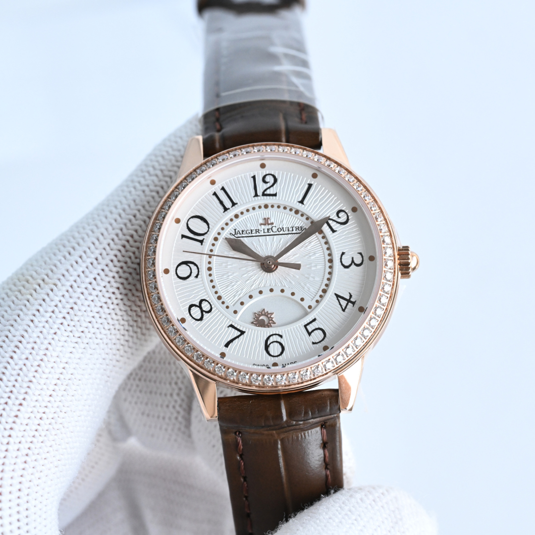 Luxury 18k Gold Watch: Jacker-LeCoultre Date Series RW1 JL, Perfect Quality and Craftsmanship - 图片 8