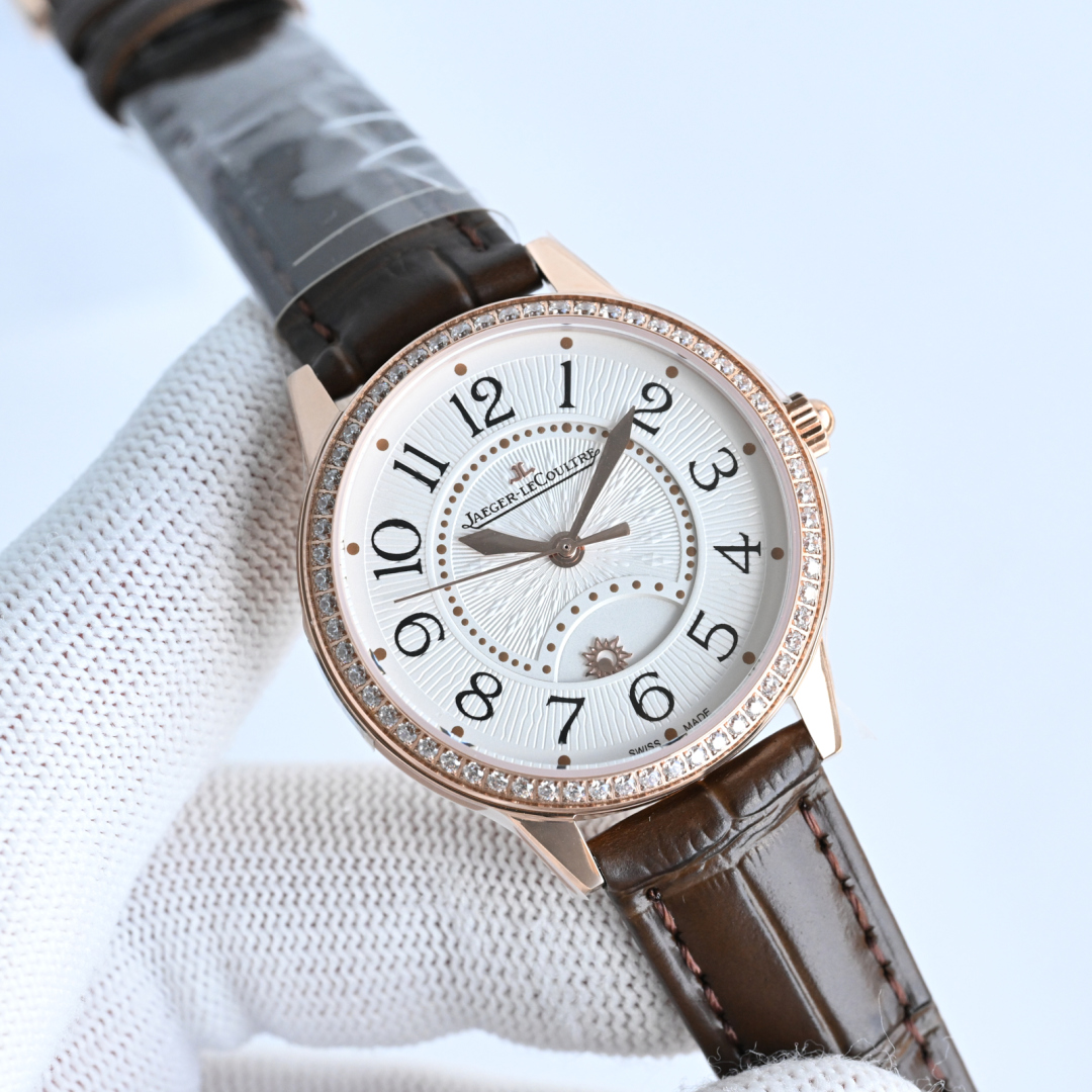Luxury 18k Gold Watch: Jacker-LeCoultre Date Series RW1 JL, Perfect Quality and Craftsmanship - 图片 2