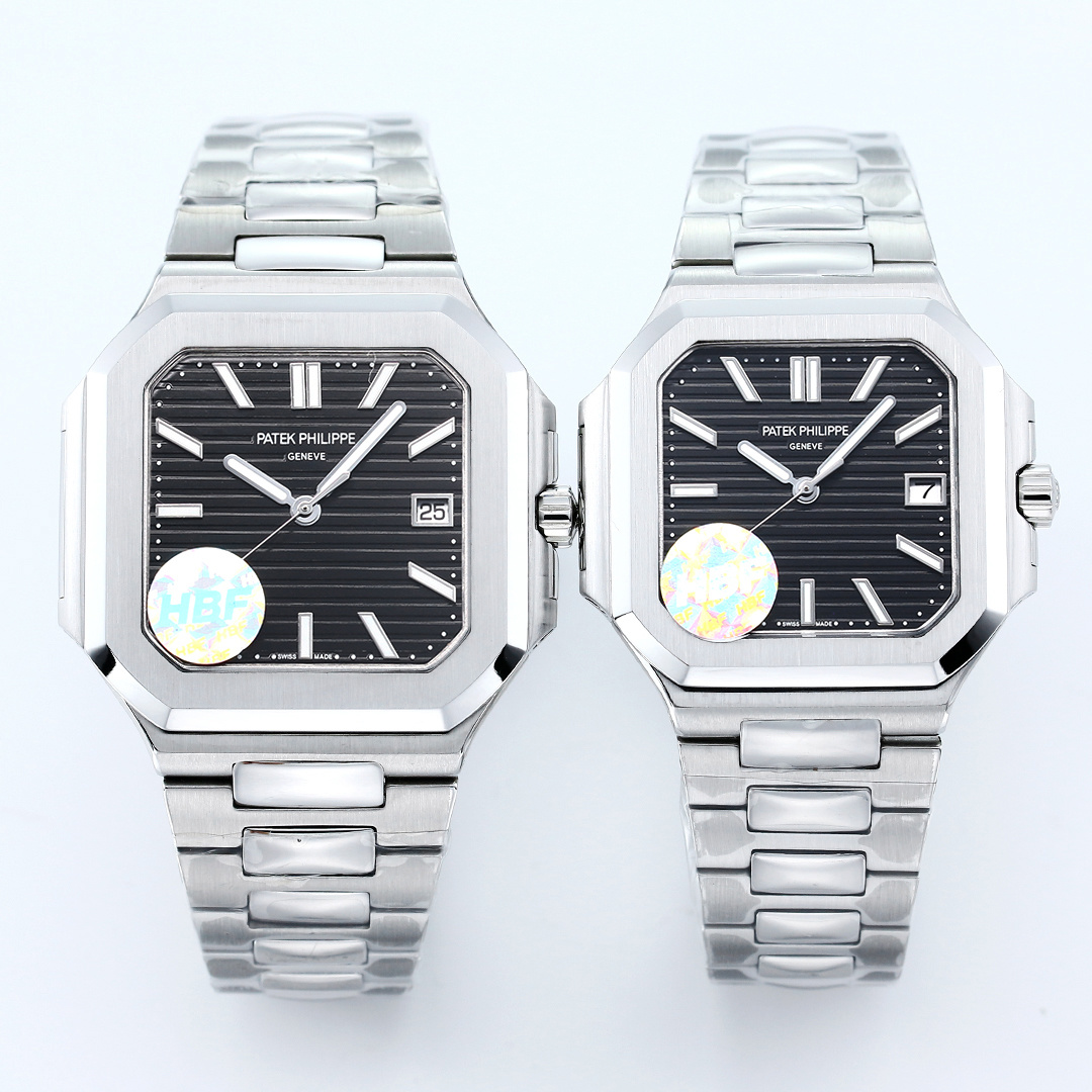 NO:389634,HBF Factory Patek Philippe PP A42 Nautilus series launches a new series of CUBITUS 5821 watches. This Cubitus bracelet and dial is both classic and fashionable, with a perfect balance between elegance and high-end. Highlights and features 1 movement: equipped with custom modified Cal.26-(calendar window pairing), automatic winding movement. 2 steel belt: 316L custom-grade ergonomic strap, new buckle style. 3 case: size 45 mm thickness is only 8.25mm, which is the diagonal length of the case (i.e. 10 o'clock to 4 o'clock). Because the case is approximately square, the width of the upper and lower sides will be less than this value, so the visual effect is not very large. Please refer to the best luxury gift for HBF, patek philippe, bracelet19860909HBF 出品 HBF Factory 百达翡丽 PP A42 鹦鹉螺系列 重磅推出新系列CUBITUS 5821腕表 这款Cubitus手链及表盘,既经典又时尚,优雅与高级感完美平衡. 亮点特色1机芯:搭载定制改Cal.26-(日历窗对版) ,自动上链机芯.2钢带:316L定制级人体工程学表带,新扣款式.3表壳:尺寸45毫米厚度仅8.25mm,为表壳对角线长度(即10点位至4点位),因为表壳近似于方形,上下边的宽度会小于这一数值,所以视觉效果并不是很大 送礼最佳奢华推荐请认准HBF独家品质,,patek philippe,bracelet,Watch