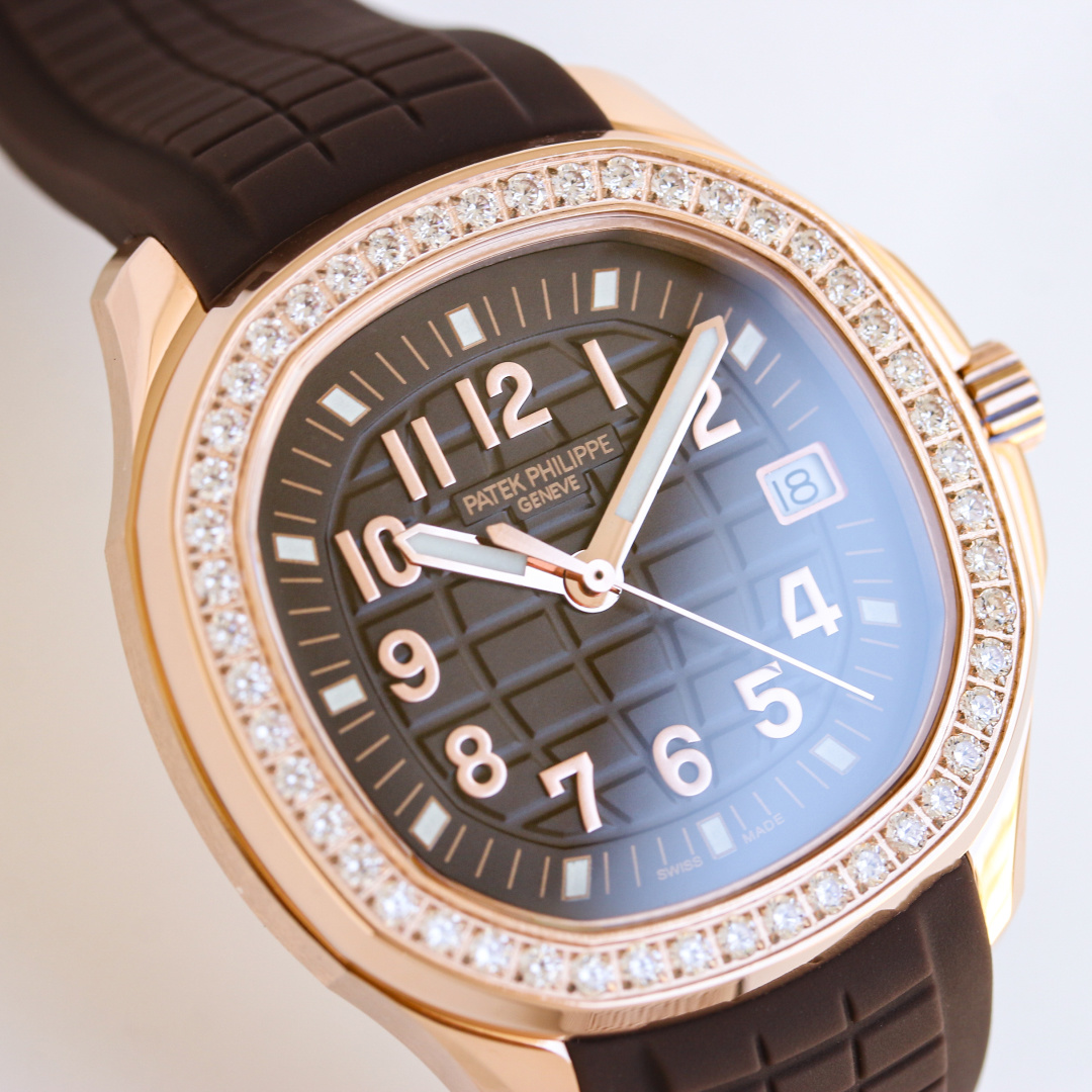 SJ Products P2070: Italian Luxury Aquanaut Luce Watch with Diamond Frame - 图片 4