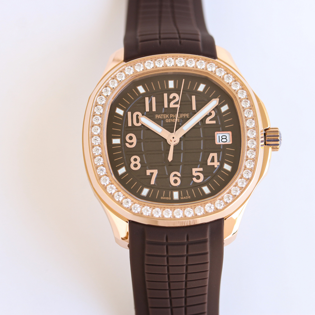 SJ Products P2070: Italian Luxury Aquanaut Luce Watch with Diamond Frame - 图片 2