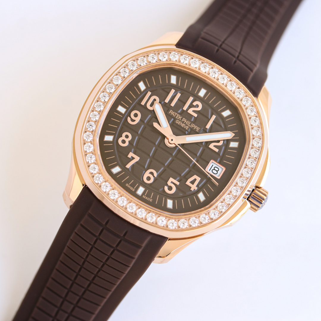 SJ Products P2070: Italian Luxury Aquanaut Luce Watch with Diamond Frame - 图片 3