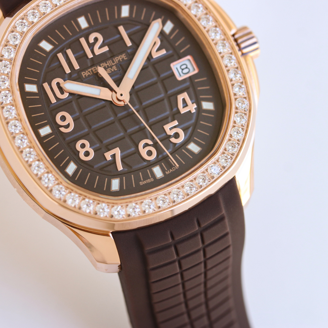 SJ Products P2070: Italian Luxury Aquanaut Luce Watch with Diamond Frame - 图片 5