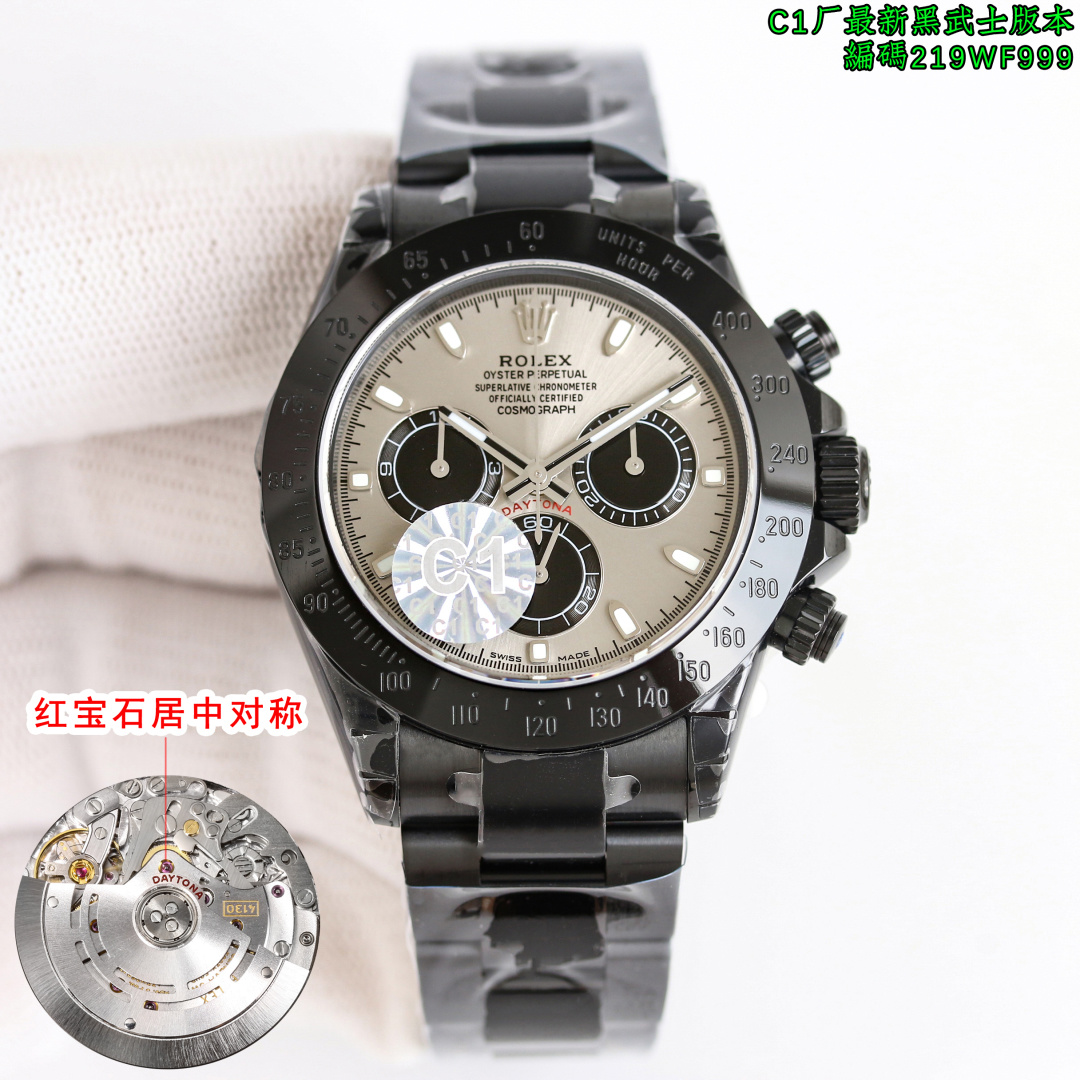 NO:394461,Produced by C1, Shanghai all-in-one machine, Dandong all-in-one machine, 3550 high personality ratio!  The highest version, special version!  CLEAN 1 Factory Rolex ROLEX Ditona Series MK1 The highest version, unique customized version!  Black Warrior version, Forever Strong!  High-end, elegant and upscale!  Paired with the Zhengdandong all-in-one machine, the only correct movement, the pinnacle of craftsmanship and elegance, watch code, 219WF999, watch button code, 7CD!  The watch buckle is freshly printed, with perfect details, the only version code is encoded, the correct code is guaranteed, and the quality is guaranteed!  The emperor of Rolex Ditona - Rainbow Circle Ditona series, unique custom-made big gold flower platinum eye, the highest version, high quality, high-end customized version, the essence of Rainbow Daytona lies in the color gradient outer ring gemstone. Natural gemstones have more or less defects, and the gems used will be optimized to achieve a pure, transparent and rich texture. The C1 factory selected and matched the 36 most coordinated color gradient transitions among tens of thousands of gems. The most difficult thing is that the watch is a small-scale mass-produced model. The required gradient gemstones are not only one group, but at least dozens of groups, so that the corresponding number of watches can be produced, resulting in very few outputs. The hour markers on the dial use square-cut rainbow gradient gemstones, and the three chronograph dials also use a type called 'Gold'  Crystals' technology, the dial will present a layering feeling like a widmanstaffen-pattern Wedman's cross-patterned nickel-iron meteorite. When shaking the watch, the irregular patterns on the Gold Crystals will be refracted due to different light, flickering and dark, and are particularly profound. The rainbow is a treasure given to mankind by nature. It is produced by C1, watch code, 219WF999, watch button code, 7CD, high-end version!  The commitment to excellent quality creates a harmonious color symphony, which defines the original weight of the Ditona Black Warrior. The best luxury recommendation for gifts please be sure of C1 Factory CLEAN 1 exclusive quality, fendi, rolex19860909C1 出品 上海一体机,  丹东一体机,3550 高性格比！最高版本,特惠版本！ CLEAN 1 Factory 劳力士 ROLEX 迪通拿系列MK1 最高版本,独特定制版本！黑武士版本,永远的强者！高端大气上档次！搭配正丹东一体机,认准红宝石居中,唯一对版机芯,工艺与优雅的巅峰之作,腕表编码,219WF999,腕表扣码,7CD！腕表表扣刚印,细节完美,唯一对版编码,认准编码,品质保证！ 劳力士迪通拿中的皇者--彩虹圈迪通拿系列,独特定制大金花铂金眼,最高版本,高品质,高端定制版, 彩虹Daytona的精髓就在于颜色渐变的外圈宝石.天然的宝石或多或少都有缺陷,采用的宝石会进行优化处理,以达到纯净、透亮、浓郁的质感.C1厂在数以万计的宝石中挑选、搭配出了颜色渐变过渡最协调的那36颗.最为艰难的是,腕表是小规模量产款,所需的渐变宝石不是止一组,而是至少几十组,这样才能够生产相应只数的手表,导致产量十分稀少. 面盘上时标使用了方形切割的彩虹渐变色宝石,三个计时小表盘也使用了一种名为『Gold Crystals金晶』的技术,表盘会呈现widmanstaffen-pattern韦德曼交纹镍铁陨石一样的层次感,当晃动手表时,『Gold Crystals金晶上面的不规则图案会因为光线的不同而发生折射,忽明忽暗,深邃特别 彩虹是大自然赐予给人类的瑰宝,C1出品,腕表编码,219WF999, 腕表扣码,7CD,高端版本！对卓越品质的承诺,创造出和谐的色彩交响曲,定义了原版重量迪通拿黑武士.送礼最佳奢华推荐请认准C1厂CLEAN 1独家品质,,fendi,rolex,Watch