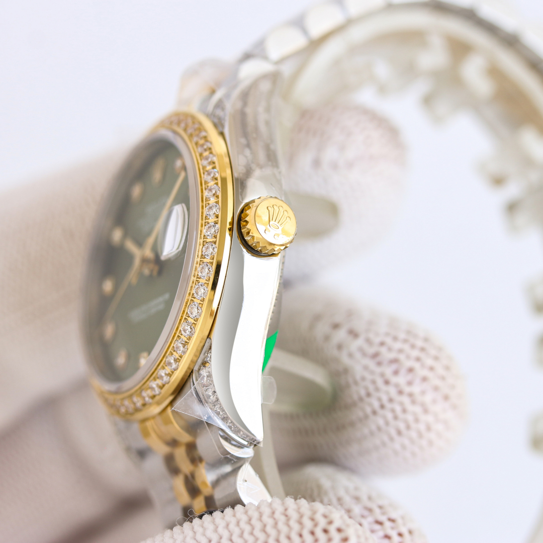 “Rolex RV1 31mm Diamond Watch for Women – Swiss Core, Peacockstone, 904L Steel, Waterproof – Review” - 图片 7