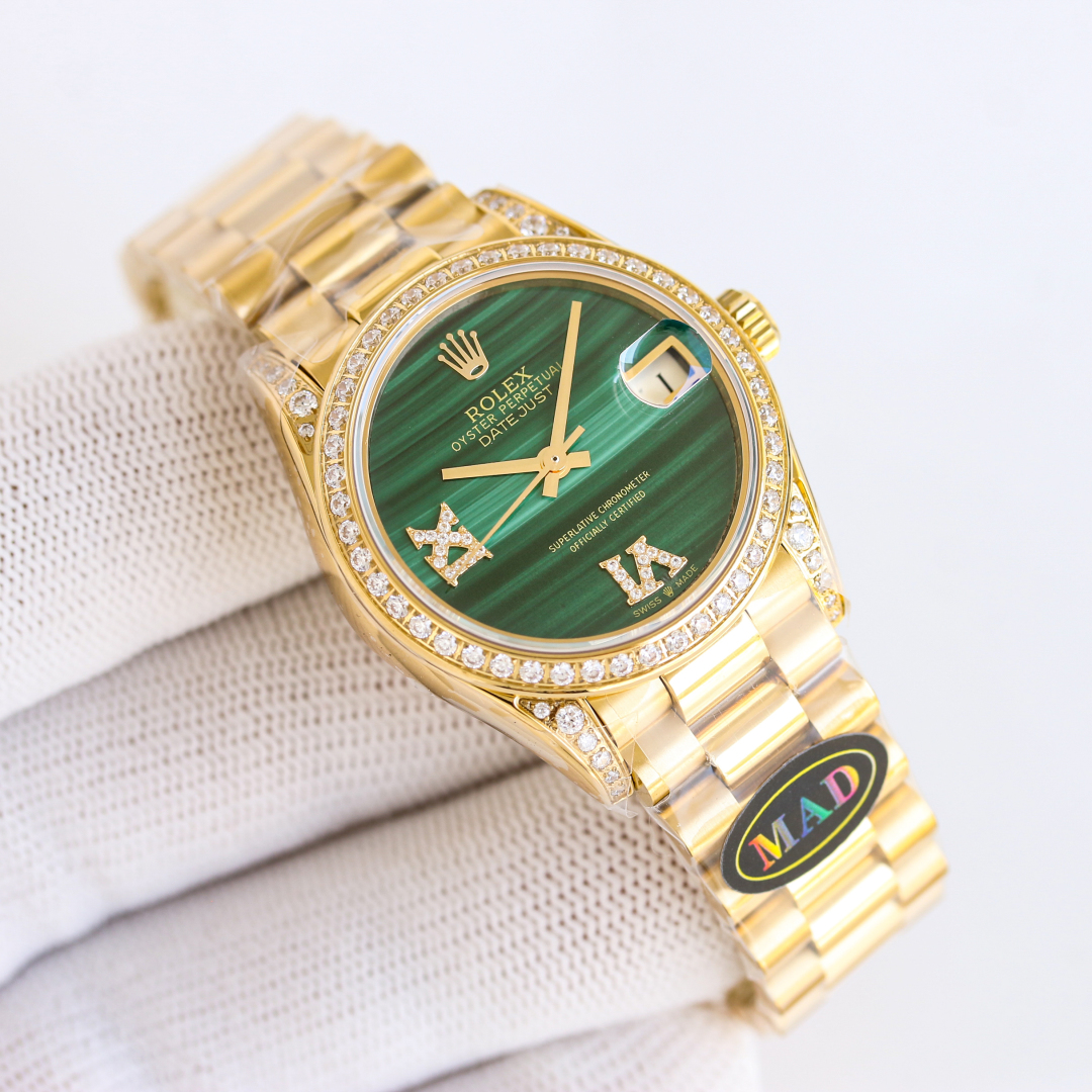 “Rolex RV1 31mm Diamond Watch for Women – Swiss Core, Peacockstone, 904L Steel, Waterproof – Review” - 图片 2