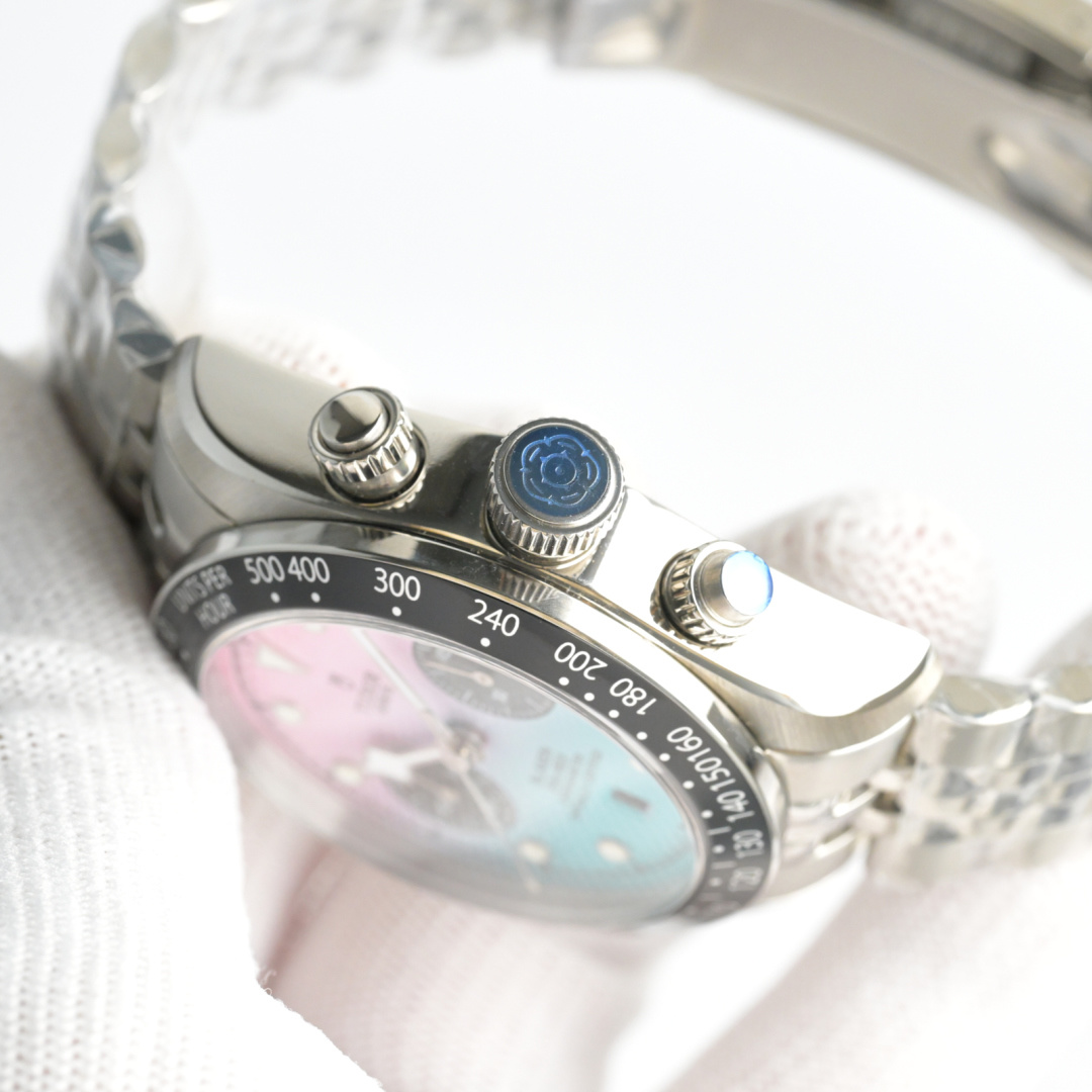 “Black Bay Crono 3220 Tudor Rudder Steel Wristwatch: Precision, Craftsmanship, and Style in 41MM Diameter” - 图片 5