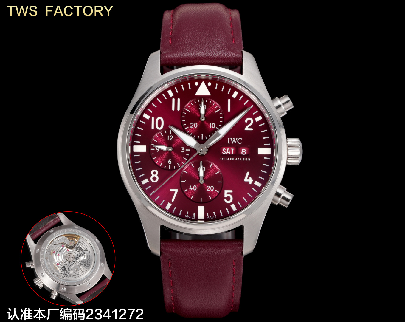 NO:383757,Produced by TWS Normal strap Quick disassembly white shell TWS Factory IWC Pilot Series N9 New IW388108 Pilot Series 1. The watch has blue, green, black steel and matte steel in Ma Petroleum sandblasting to present a titanium effect. It has mature workmanship, clear lines and three-dimensional sense, harmonious color matching, very versatile. 2. The dial design continues the pilot's classic cockpit instrument panel style. The color matching of Ma Petroleum green makes the watch look new and full of charm 3. The new transparent bottom design adopts a self-produced 69385 automatic winding mechanical movement. After the chain is fully loaded, it can provide the watch with 46-hour power reserve. 4. The double-layer light blue anti-vertigo coating can be read more clearly. The classic appearance of the previous work continues. Ma Petroleum Green has also become a popular this year. It is definitely the most internationally elegant watch.  5. The original mold is opened at any cost. The counter is exclusively developed with the fast disassembly belt, HE fast disassembly braided belt, TWS craftsmanship masterpiece, welcome to taste it!  The best luxury recommendation for gifts, please recognize TWS exclusive quality, iwc19860909TWS 出品 普通表带 快拆白壳  TWS Factory IWC 万国 飞行员系列 N9 新款IW388108 飞行员系列 1.腕表具有蓝绿黑精钢和马石油喷砂哑光技术处理呈现钛效果,做工成熟,线条清晰而富有立体感,颜色搭配和谐,非常百搭. 2.表盘设计延续飞行员经典的驾驶舱仪表盘风格 马石油绿颜色搭配使腕表焕然一新 骚气十足 3.全新透底设计采用改自产69385型自动上链机械机芯,上满链后能为腕表提供46小时动力储存 4.双层浅蓝色防眩晕镀膜更能清楚的读时,延续的前作的经典外观,马石油绿也成为今年的大热门 绝对是最具万国气质的腕表 5.不惜成本原装开模 搭配专柜独家研发快拆皮带HE快拆编织皮带 TWS匠心巨作 欢迎品鉴！送礼最佳奢华推荐请认准TWS独家品质,,iwc,Watch