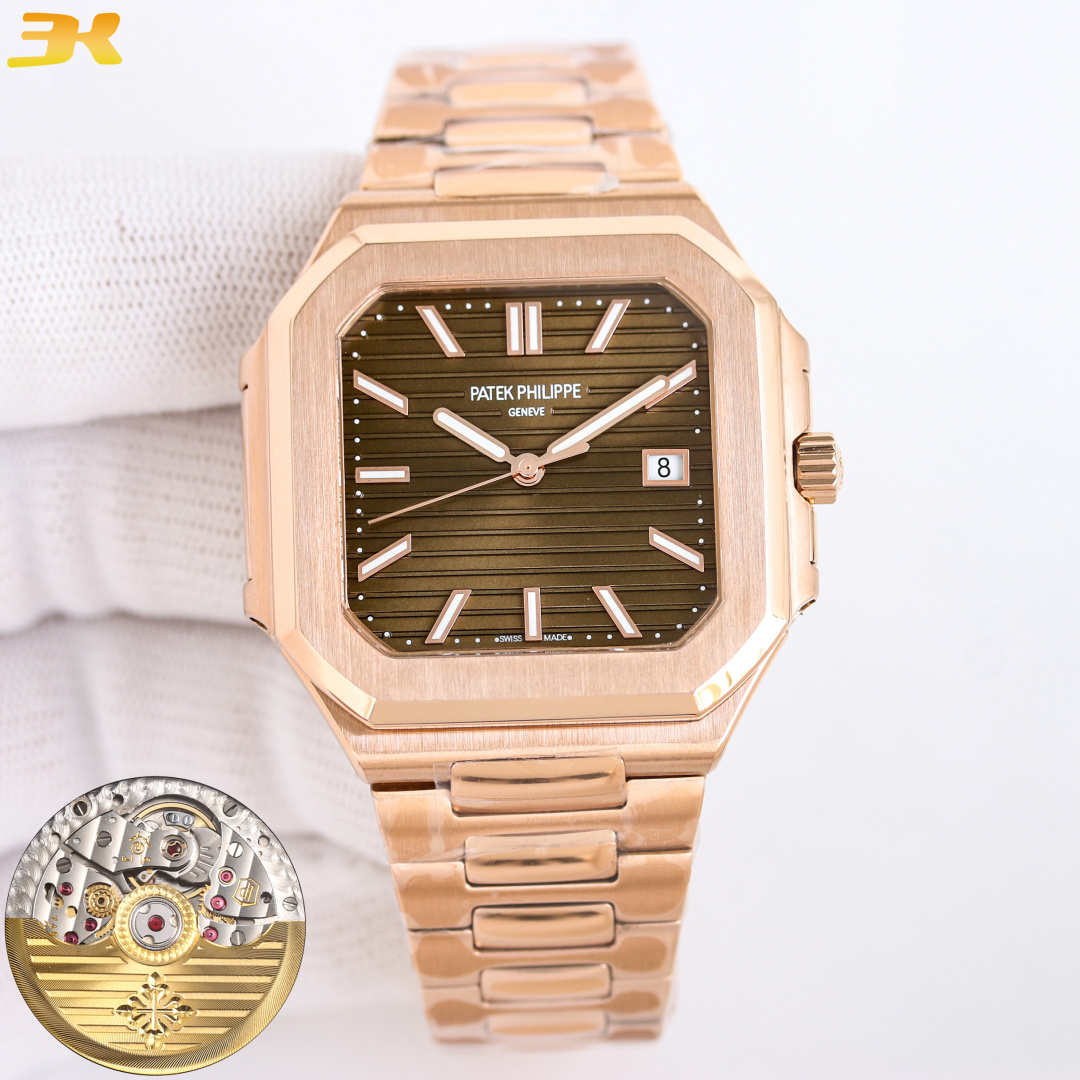 NO:385643,3K Factory Produced by White Shell Gold Shell 3K Factory Copy PP Patek Philippe PQ1 New Three-code Integrated to One Patek Philippe's new series CUBITUS 5821 watch Nautilus. 1 movement: equipped with custom modified Cal.324-888 SC fully automatic winding movement. 2 Steel belt: 316L custom-grade ergonomic strap, new buckle style 3 Case: 45 size (not including handle) is the diagonal length of the case (i.e. 10 o'clock to 4 o'clock). Because the case is approximately square, the width of the upper and lower sides will be less than this value, the visual effect is comparable to the classic style 5711. Following the perfect birth of another gold classic style after 5711. The best luxury recommendation for gifts, please be sure to identify the exclusive quality of 3K factory, Patek philippe198609093K厂 出品 白壳 金壳  3K Factory 副本 PP 百达翡丽 PQ1 新品三码合一重磅推出百达翡丽新系列CUBITUS 5821腕表 鹦鹉螺. 1机芯:搭载定制改Cal.324-888 SC全自动上链机芯. 2钢带:316L定制级人体工程学表带,新扣款式 3表壳:45尺寸（不包含把的）为表壳对角线长度(即10点位至4点位),因为表壳近似于方形,上下边的宽度会小于这一数值,所以视觉效果与经典款式5711不相上下 继5711后又一款金典款式的完美诞生 送礼最佳奢华推荐请认准3K厂独家品质,,patek philippe,Watch