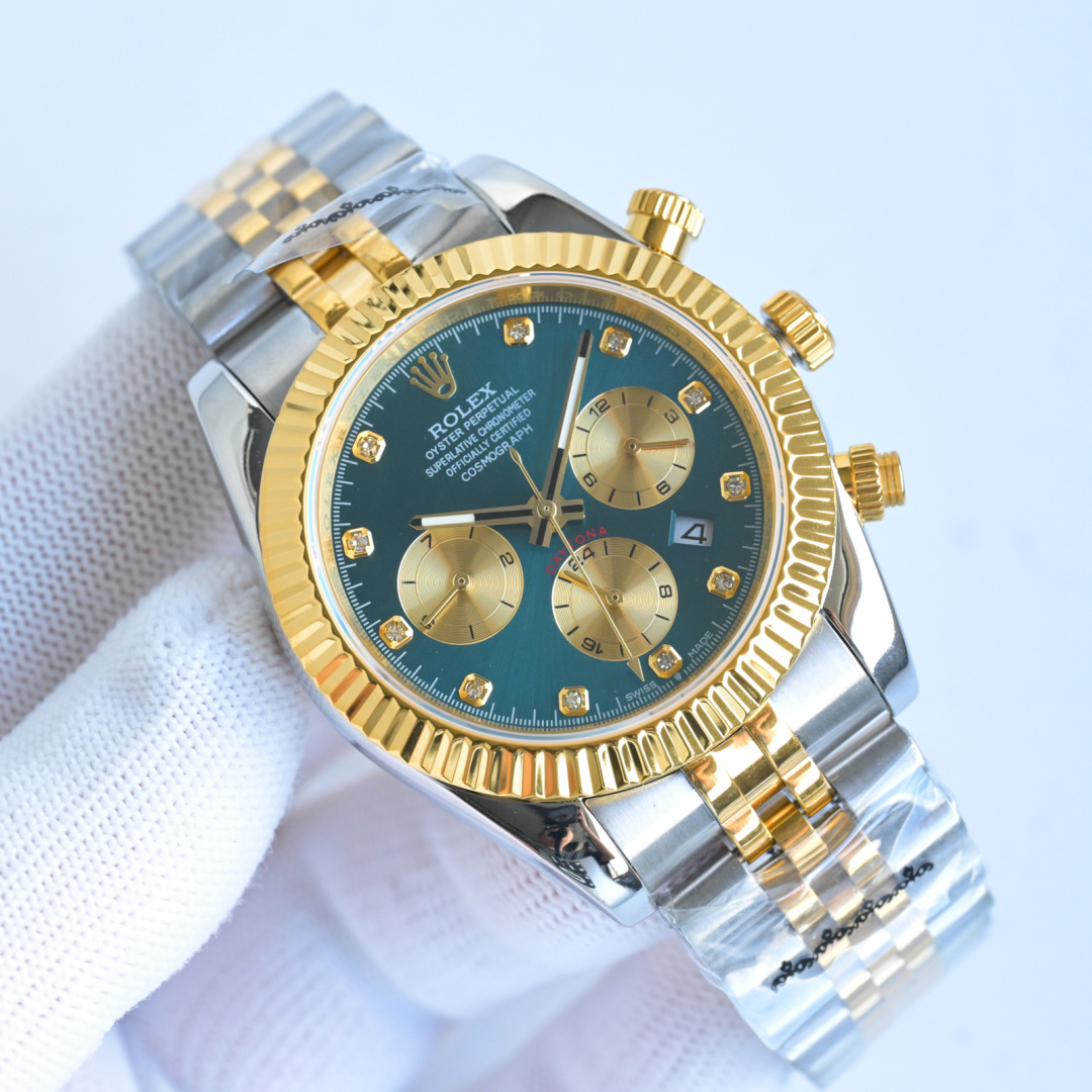 NO:385710,Produced by TW, White Gold TW Factory Rolex ROLEX R73 Classic Log Series - Multi-function Watch, the highest version of the anti-watch, Rolex Complex series, six-pin men's watch [Love] hot model [Love] multi-function watch. 1 equipped with the original imported weekly and month moon phase kinetic energy function movement mechanical watch!  2 The dial uses classic exclusive inner shadow luminous Rome as the scale to show the luxurious temperament of this watch [grin] 3 The strap uses an imported 904 steel belt watch, and 4 The mirror uses a double sapphire mirror!  5 Perspective bottom cover!  6 diameter 41 mm, thickness 10 mm!  The watch functions combine week/month/date/moon/sun and other functions, and the best men's business watch is truly standard!  It is a representative work of high-end watches!  The details of honorary reputation reveal the nobleness of men, with great taste, and great craftsmanship. It is as grand as the original product!  The best luxury recommendation for gifts is consistent, please recognize TW's exclusive quality, rolex19860909TW 出品 白 金 TW Factory 劳力士 ROLEX R73 经典日志系列-多功能腕表 防表届最高版本劳力士 复杂系列六针男表[爱心]爆款[爱心] 多功能腕表. 1搭载原装进口星期月份月相动能功能机芯机械表！ 2表盘上采用经典独家内影夜光罗马 作为刻度更显示出这款腕表的华贵气质[呲牙] 3表带采用进口904钢带腕表 4表镜采用双卜蓝宝石镜面！ 5透视底盖！ 6直径41毫米,厚度10毫米！ 腕表功能汇集星期/月份/日期/月亮/太阳等功能于一身,最佳男士商务腕表真正的标配！为高端腕表的代表之作！ 荣誉出品 尊贵彰显之美誉细节之处透露男士高贵,品位十分,匠心巨制 大气媲美原装货！表里如一 独具匠心 送礼最佳奢华推荐请认准TW独家品质,,rolex,Watch