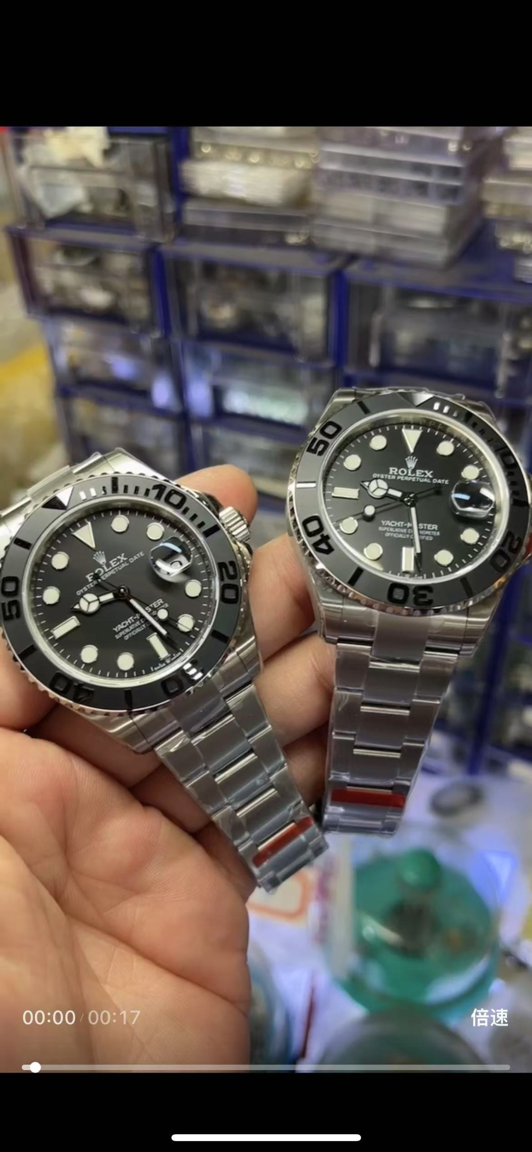 NO:385688,QF Produced by QF Factory New Products Release!  Rolex ROLEX Yacht Series MK1 QF Factory 226627 Class 5 Titanium Alloy Yacht First Watch Strap Interspersed Ceramic Tube!  !  !  Ceramic tube!  !  !  Ceramic tube!  Watch code, 274RL916, watch button code, Y8C, QF watch film GT4, original version protective film!  With the all-in-one machine, counter-adjust the clock hand, it can call back the calendar!  The right version!  QF factory purchased 226627 in June to develop nearly a year and finally developed a titanium alloy yacht. For Rolex, the use of titanium alloy is absolutely unprecedented. At the same time, it also chose the fifth-level titanium alloy (special materials widely used in aviation/medical medicine). Rolex always likes to do some things with performance remaining. For example, if you use 316 for pp, Rolex must be unique and use 904L. Of course, the greatest difficulty of development is that clean also uses the same fifth-level titanium alloy, which can be detected by spectrometer, and can also distinguish the titanium alloy grade by color. Those who are interested can search for relevant knowledge by themselves. As a not-so-popular style, QF also tries to perfectly demonstrate the fifth-level titanium alloy process, and it is also the attitude of QF factory watchmaking. The weight of the watch head is the same as the authentic product. It is not bad at all. The genuine strap is 49g clean: 52g  Because the clean has a film, the actual difference between the two is about 2g. Identify the QF factory's regular titanium shell version, watch code, 274RL916, watch button code, Y8C, watch weight, 109g Because we developed the watch button part, the original Rolex welding points are not tight enough, and there may be a risk of falling off. So the clean reinforced it in this part. Of course, the overall difference is 2-3g, and the wrist is almost impossible to feel. The case, the strap, the brushed wire is almost the same. Ceramic ring, strap, literal pointer, etc. are also hand-held for QF. After all, the yacht styles that are already on sale are also the best in the industry. The material cost has increased, including the grinding and processing of this fifth-grade titanium alloy is much more difficult than that of ordinary metal materials, so the price will be several hundred yuan more. I hope watch friends can understand it.  QF's rigorous attitude towards watchmaking is also hoped to be recognized by everyone. Please recognize the best luxury recommendation for gifts, rolex19860909QF 出品  QF Factory 新品发布！劳力士 ROLEX 游艇系列 MK1 QF厂226627 五级钛合金游艇 首家 表带穿插陶瓷管！！！陶瓷管！！！陶瓷管！腕表编码,274RL916,腕表扣码,Y8C,认准QF表膜GT4,原厂对版保护膜！搭配正一体机,逆调时针,可回调日历！对版版本！ QF厂于.06月购买226627开发近一年,终于把钛合金游艇开发出来,对于劳力士而言,使用钛合金绝对是前所未有,同时也非常严苛的选择了五级钛合金(广泛应用于航空/医疗的特殊材料),劳力士总是爱干些性能剩余的事情,例如,pp用316,劳力士就要独树一帜,用904L. 当然了,开发的最大难度,clean也使用了同样的五级钛合金,可以通过光谱仪检测,同时也可以通过颜色来区分钛合金等级.有兴趣的可以自己搜索相关知识. 游艇作为一个并不太热门的款式,QF也要尽力去完美的展现五级钛合金工艺,同时也是QF厂制表的态度 表头重量和真品一致均为57g.分毫不差. 表带真品为49g clean:52g 因为clean有贴膜,实际两者相差2g左右. 认准QF厂正钛壳版本,腕表编码,274RL916,腕表扣码,Y8C,腕表重量,109克 因为我们发展表扣部分 劳力士原厂焊接点不够紧实,可能有脱落风险.所以clean在这个部分加固了一下. 当然了 整体相差2-3g 手腕几乎是感觉不出来的. 表壳 表带 拉丝 也是几乎一致. 陶瓷圈 表带 字面 指针这些,对于QF来说也是手拿把掐啦,毕竟已经在售的游艇款式,也是行业的翘楚. 在材料成本上有所增加,包括这个五级钛合金打磨加工也是比一般金属材料要困难的多,所以售价会多出几百元人民币,希望表友可以理解. QF对于制表严谨的态度也希望得到大家的认可.送礼最佳奢华推荐请认准QF独家品质,,rolex,Watch