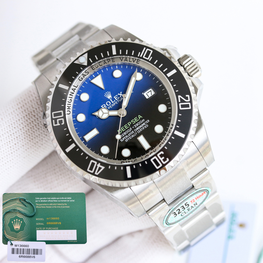 NO:337333,Gold Rolex ROLEX Sea Envoy/Deepsea Challenge/Deepsea Challenge/Deepsea Challenge/Deepsea Challenge series. The Ghost King 44mm Oystersteel and titanium metal models are in stock. The super sea envoy and 44mm Big Ghost King 116660/m126660/m126067/Deepsea Cover model is also available. The core highlights are directly touched by real exhaust valve configuration!  The side can actually operate, and the details of the inner and outer replica scale are presented in full shape. The CNC case is extremely fine, with nearly zero gaps at the connection, and the texture is outstanding on the upper hand. The inner shadow engraving is more delicate and three-dimensional than before, and the details can be controlled with peace of mind. Real shark buckle design!  The inside of the buckle is clean and neat, the switch feels the same as the original, and supports fine adjustment of length and short, practical performance is full, the movement is equipped with an integrated machine, the mechanical watch with a full version of the heart engraving (and a higher-end) model, if you are interested, you can chat privately,,,rolex19860909金 劳力士 ROLEX 海使/Deepsea Challenge/深潜系列全齐 鬼王44mm  Oystersteel、钛金属款均有现货,超大海使型、44mm大鬼王116660/m126660/m126067/深潜款也已备齐, 核心亮点直击 真排气阀配置！侧面可实际运作,内外复刻度细节满格呈现 表壳CNC工艺极致精细,连接处近乎零缝隙,上手质感卓然出众 内影刻字较以往更显细腻立体,细节控可安心入手 真鲨鱼拉扣设计！表扣内侧洁净利落,开关手感与正品一致顺滑,且支持长短微调,实用性能拉满,机芯搭载一体,机心刻字全对版机械腕表,(还有更高端)款,有意向可以私聊,,,rolex,Watch