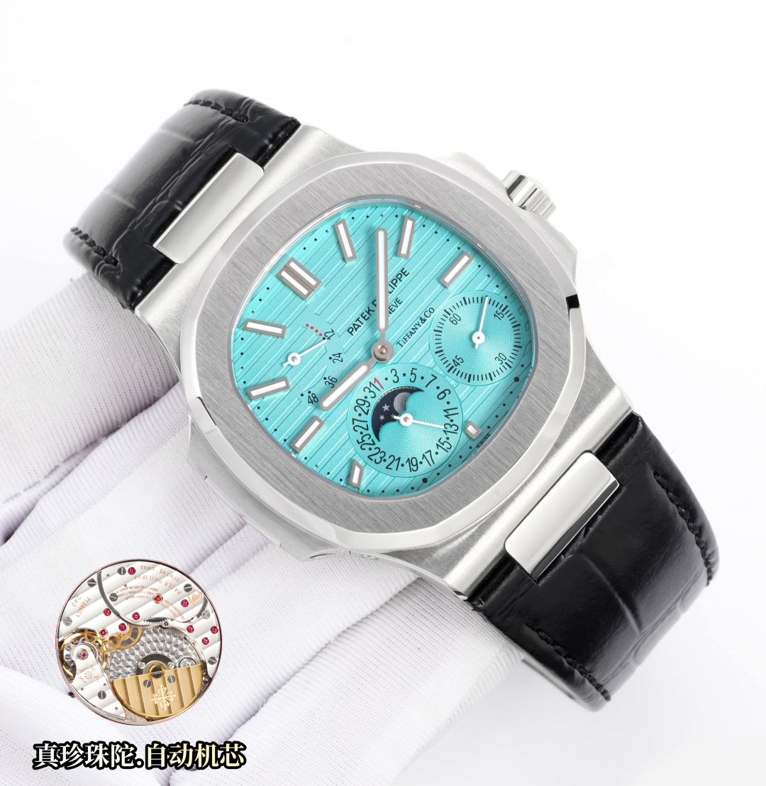 NO:386558,3K Produced by Belt Model White Shell Gold Shell Steel 3K Factory [Overwilling President] is here!  Patek Philippe PP Nautilus Series 5712GR 3k1 was shockingly released!  It adopts Cal.240 PS IRM C LU real pearl trolley automatic movement. The entire movement parts are 265, 21,600 oscillations per hour, stable 0 error. The case size is 40mm, and the two processes of front sand and side polishing are used in the same way as the genuine product. The layers are clear, and the chamfered eagle beak is synchronized with original design, showing the exquisite craftsmanship!  Realize your dream of being a 'domineering boss'. The best luxury recommendation for gifts, please be sure of the exclusive quality of 3K, patek philippe198609093K 出品 皮带款 白壳 金壳 钢 3K Factory【霸道总裁】来了！百达翡丽 PP 鹦鹉螺系列 5712GR 3k1 震撼出世！采用Cal.240 PS IRM C LU真珍珠陀自动机芯.全机芯零件265个,21600每小时振荡次数,稳定0误差.表壳尺寸40mm,同正品一致采用正面拉砂侧面抛光两种工艺组合,层次分明,表耳处做倒角鹰嘴同步原装,尽显精湛工艺！圆你一个“霸总”梦想 送礼最佳奢华推荐请认准3K独家品质,,patek philippe,Watch