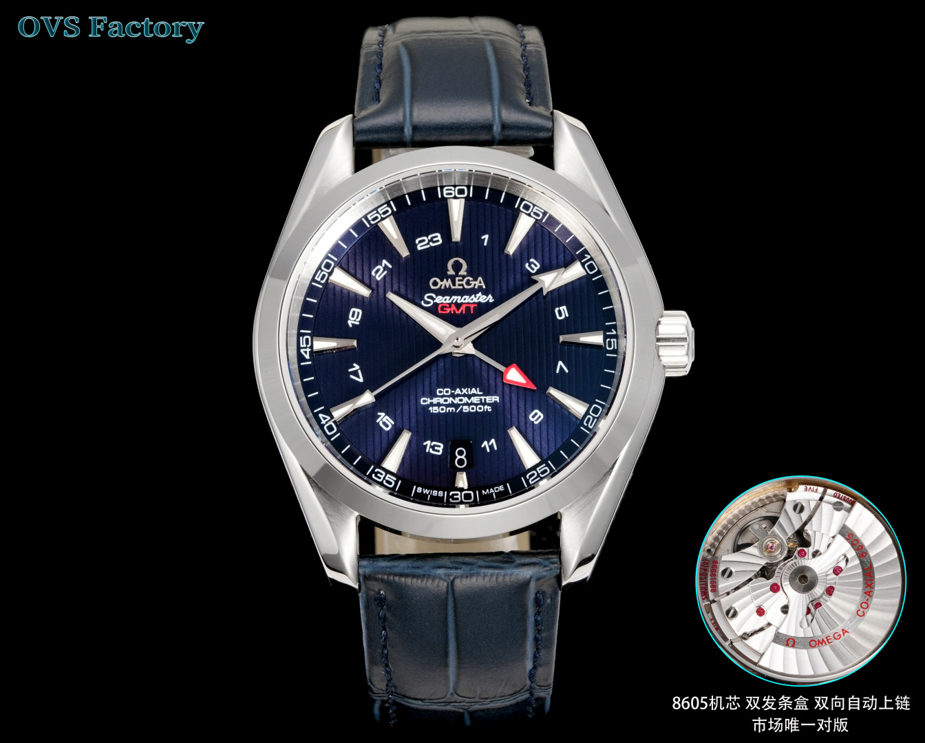 NO:924551,The new gold OMEGA / OMEGA Seamaster GMT is equipped with a 1:1 replica integrated movement. The size is 43mm!  1. The dial is made of yacht 'teak' board and has a unique striped dial with GMT dual time zone. 2. Movement 8605, dual barrels, two-way automatic winding, (the only version in the market) 3. The shock absorber has the same appearance and is a shock absorber multifunctional mechanical watch with real functions,,,omega19860909金 新 款 欧米茄 / OMEGA 海马 米GMT 搭载1:1复刻一体机芯.尺寸43mm！ 1、表盘以游艇 “柚木”板为素材 设计独特条纹表盘 GMT 双时区. 2、机芯8605机芯 双发条盒,双向自动上链,（市场唯一对版） 3、避震器外观一致,具备真实功能的避震器多功能机械腕表,,,omega,Watch