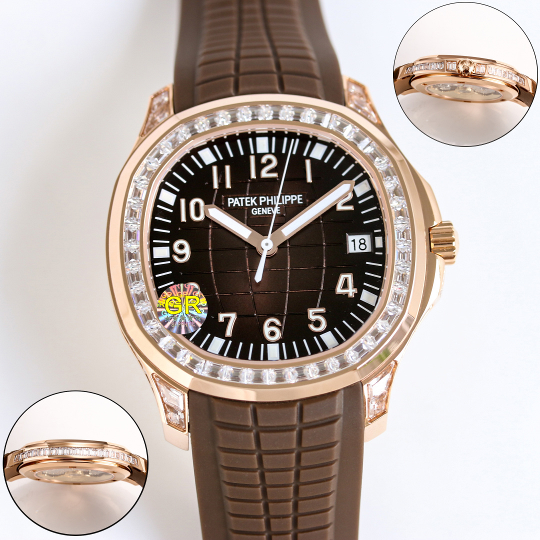 NO:586462,Produced by GR GR Factory Patek Philippe PP A grenade series 5167/300G Platinum large T square full diamond [full T square diamond watch, non-ordinary version round diamonds are completely wrong] grenade upgraded with D color T square moissanite bezel upgraded and inlaid with imported D color T square moissanite Watch lug case side inlaid with imported D color non-standard special-shaped T square moissanite The movement is changed to 324 movement full diamond series Gypsophila star Grenade This watch is still quite popular. After watching it for a long time, the plain watch grenade will not look so good. The ring bezel alone is not so satisfactory, so I finally decided to use T-square diamonds for the middle case and bezel. They are all polished one by one by hand. The master is inlaid with holes one by one. The finished product is very good. The quantity is not large and available in stock.19860909GR 出品  GR Factory 百达翡丽 PP A手雷系列 5167/300G 白金大T方满钻【全T方钻表,非普通版本圆钻完全不对版】手雷升级满改D色T方莫桑钻 表圈升级镶嵌进口D色T方莫桑钻 表耳表壳侧身 镶嵌进口D色不规格异形T方莫桑钻 机芯改324机芯 满钻系列 满天星 手雷 这款手表还是比较热门的 素表手雷 看时间久了 也会觉得不那么好看,单独镶圈口呢 又不是那么尽意 所以最后決定 中壳 圈口 全部采用t方钻 全部人工一颗一颗打磨出来可 老师傅一颗一颗开孔镶嵌 做出来成品效果非常不错 数量不多,现货供应 顶配手雷之王[得意] 送礼最佳奢华推荐请认准GR独家品质,,patek philippe,Watch