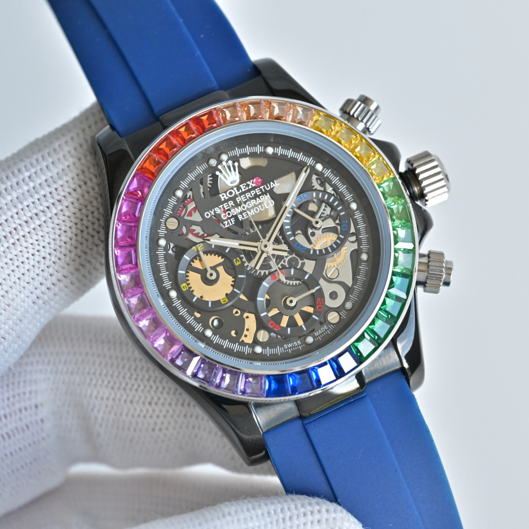 NO:586497,Produced in Taiwan, Taiwan Factory New Product Rolex ROLEX  For the best luxury gift recommendation, please look for Taiwan’s exclusive quality, rolex19860909台湾 出品 台湾 Factory 新品 劳力士 ROLEX X43 迪通拿系列 镂空系列 精钢表壳 尺寸43mm 316L 精钢表壳 矿物质镀膜玻璃耐磨 日本多功能计时石英机芯 橡胶表带 原装扣 爱不释手的劳力士迪通拿 品不完的一劳永逸 奢华精致推荐男士多功能石英腕表 送礼最佳奢华推荐请认准台湾独家品质,,rolex,Watch