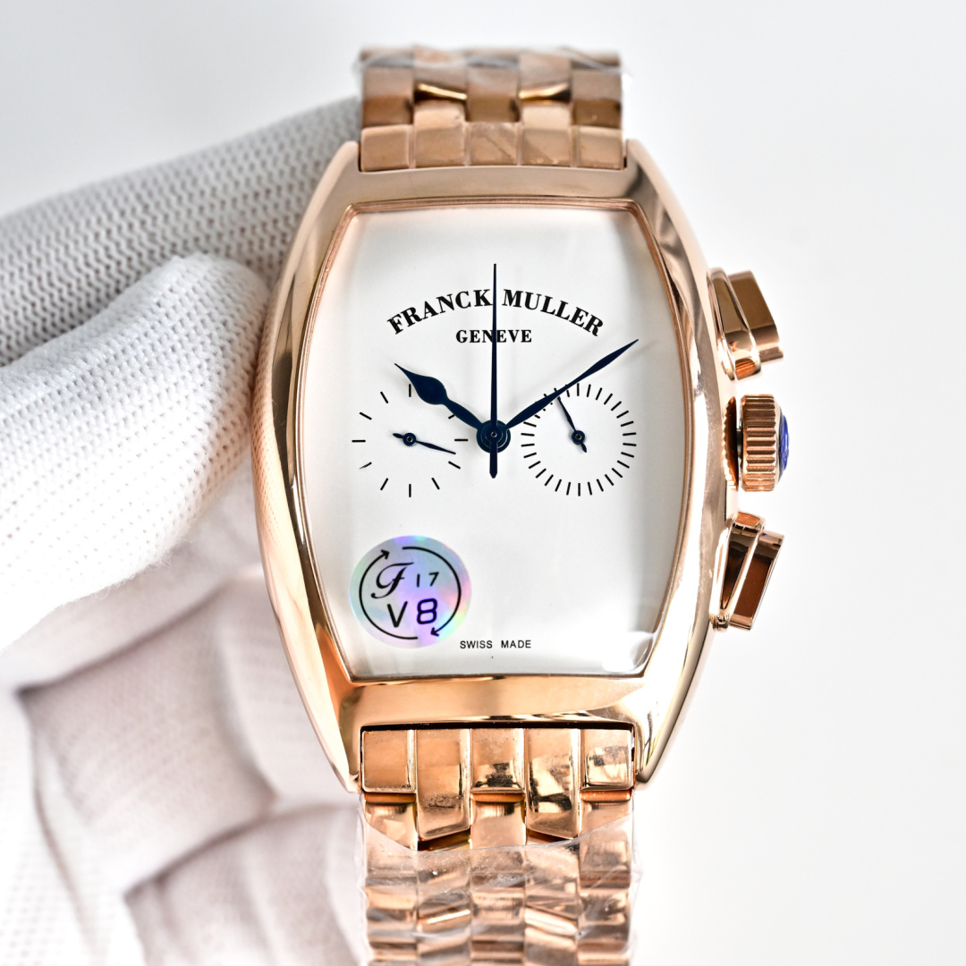 NO:617753,V8 produced white shell black shell V8 Factory Frank Muller-FRANCK MULLER PN6 buckle 316 stainless steel pin buckle FM size diameter 40mm thickness 14.50mm Frank Muller CASABLANCA wine barrel series, as always FM classic thick case, the literal integration of the compass is a great innovation!  Luxurious and exquisite recommended men’s multifunctional quartz watch. For the best luxury recommendation as a gift, please look for the exclusive quality of V8, franck muller19860909V8 出品 白壳 黑壳  V8 Factory 法兰克穆勒-FRANCK MULLER PN6 表扣316精钢针扣FM 尺寸直径40mm 厚14.50mm 法兰克穆勒CASABLANCA酒桶系列,一如既往FM经典厚实的表壳,字面整合了指南针实为一大创举！奢华精致推荐男士多功能石英腕表 送礼最佳奢华推荐请认准V8独家品质,,franck muller,Watch