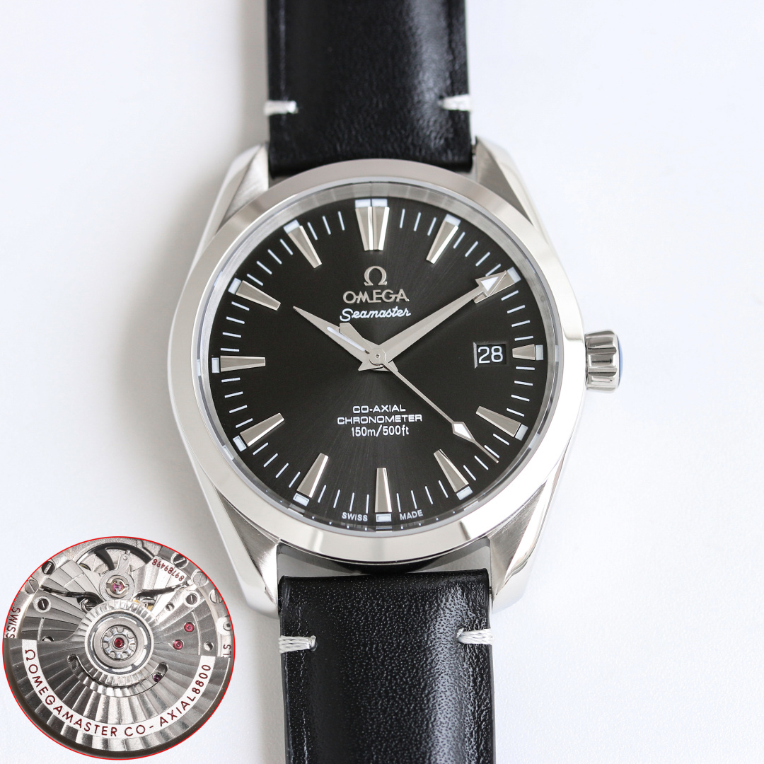 NO:670371,Produced by VS, white case, gold case, steel strap VS Factory Omega OMEGA PN1 Seamaster 150m series Aqua Terra Observatory 39mm 1: The market’s exclusive natural watch strap, steel strap is free to choose. 2: Fine steel material, sunray brushed dial is unique. 3: Screw-in embossed technology crown, new “conical” design, more convenient for debugging.  4: The sides are exquisitely brushed and polished, and the bottom cover has a new corrugated design. 5: Equipped with a black balance wheel 2824 modified 8800 movement, two-way energy storage, accurate and reliable!  6: Upper and lower sapphire coated with AR glass, capable of everything from land to ocean!  Luxurious and exquisite recommended men’s mechanical watches. Best luxury recommendations for gifts. Please look for VS exclusive quality, omega19860909VS 出品 白壳 金壳 钢带 VS Factory 欧米茄 OMEGA PN1 海马150米系列 Aqua Terra 天文台 39mm  1: 市场独家天然表带 钢带自由选择. 2: 精钢材质 太阳纹拉丝表盘尽显与众不同. 3:旋入式 凸雕技术 表冠 全新 “圆椎形”设计,更方便调试. 4:侧面拉丝打磨精致,底盖新增波纹设计. 5:搭载 黑摆轮2824改 8800机芯 双向储能 精准可靠！ 6:上下蓝宝石镀增透玻璃 从陆地到海洋 无所不能！奢华精致推荐男士机械腕表 送礼最佳奢华推荐请认准VS独家品质,,omega,Watch