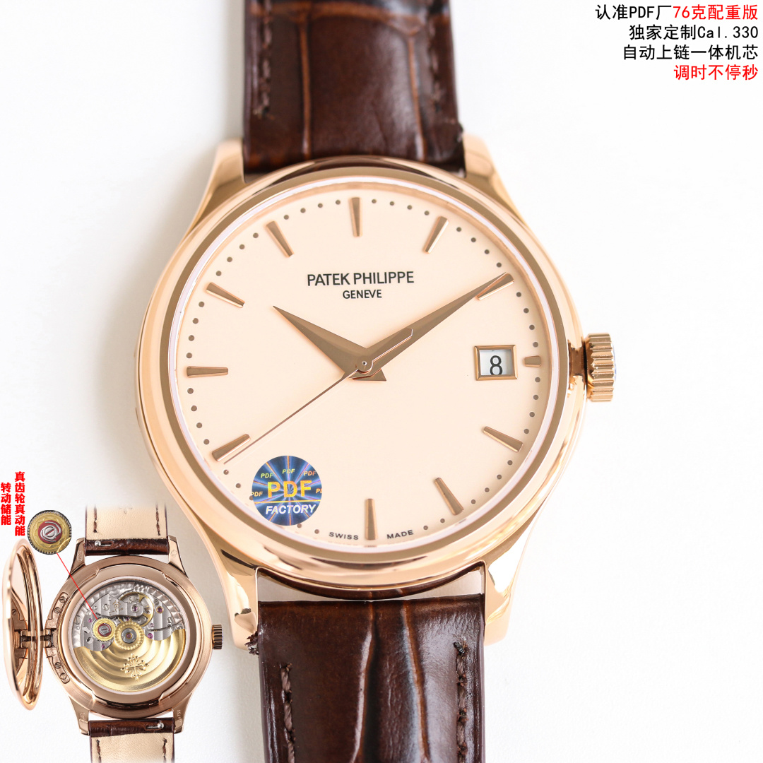 NO:670373,Produced by PP+ PP Factory 78g counterweight version PP Patek Philippe 5227 series R75 general watch size 39mm  Modified Cal.324 movement, synchronized with the original time adjustment of more than one second. Genuine calfskin with K gold stamped arrow-shaped pin buckle. PP Factory is committed to providing you with the closest to the original hands-on and real wearing experience. Luxurious and exquisite recommendation. The best luxury recommendation for men’s mechanical watches as gifts. Please look for the exclusive quality of PP, patek philippe, cowhide, gold19860909PP+ 出品  PP Factory 78克配重版 PP 百达翡丽 5227系列 R75 将官底腕表 尺寸39mmX9.5mm 316L表壳精雕加工并按原版设计带有清脆声音和阻尼感的开合将官底,同步原装赋于白金.黄金.玫瑰金电镀 搪瓷研磨表盘光滑细腻搭配金属质感立体时标和指针 采用 改Cal.324机芯,同步原装调时不止秒 真小牛皮搭配K金钢印箭型针扣 PP Factory 致力于为您提供最接近原版的上手把玩及真实佩戴感受 ,奢华精致推荐男士机械腕表送礼最佳奢华推荐请认准PP独家品质,,patek philippe,cowhide,gold,Watch