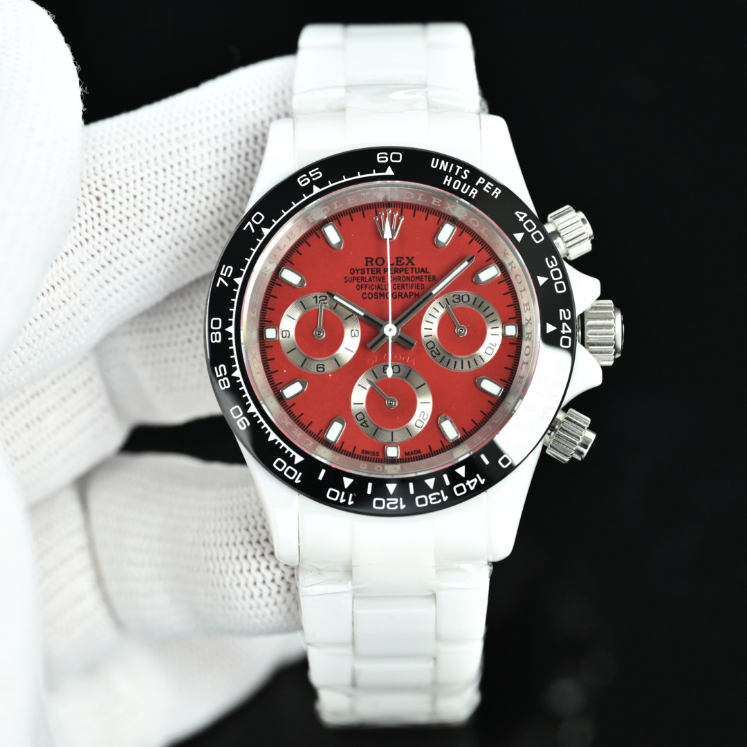 NO:687676,Rolex Daytona Series Ceramic Case Size 43mm Mineral Coated Glass Wear-Resistant Super Luminous Japanese Multi-Function Chronograph Quartz Movement Ceramic Strap Original Buckle The Rolex Daytona Multi-Function Quartz Watch You Can’t Put Down,,,rolex19860909劳力士 ROLEX 迪通拿系列 陶瓷表壳 尺寸43mm 矿物质镀膜玻璃耐磨 超强夜光 日本多功能计时石英机芯 陶瓷表带 原装扣 爱不释手的劳力士迪通拿多功能石英腕表,,,rolex,Watch