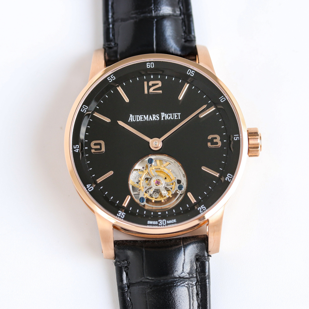 NO:725337,The new Audemars Piguet AP two-hand true tourbillon CODE11.59 series 26396 men's watch!  A perfect and personalized experience!  1 diameter 42MM!  The surface glass is made of crystal sapphire glass. 2 is equipped with Cal. fully automatic tourbillon movement with a power reserve of 60 hours!  3. The watch straps are made of imported Italian calfskin and canvas straps!  3The watch case is made of 316L fine steel, and the entire case is processed with high-precision CNC, and the density is consistent with the original!  4. The surface is made of aventurine enamel dial, and the overall color is perfectly presented according to the original color!  5-piece set with split ring, case and bottom cover. The overall angle perfectly reflects the brushed craftsmanship of the true flywheel mechanical watch,,,audemars,cowhide19860909新 款 爱彼 AP 两针 真陀飞轮CODE11.59系列26396男士腕表！完美与个性的体验！ 1直径42MM！表面玻璃采用水晶蓝宝石玻璃. 2搭载Cal.全自动陀飞轮机芯,动力储存60小时！ 3表带采用进口意大利小牛皮以及帆布皮带可选！ 3表壳采用316L精钢材质,整壳CNC高精准处理,密度与原装吻合！ 4表面采用砂金石珐琅表盘 整体按照原装颜色完美呈现！ 5壳套分圈口.壳.底盖三件套,整体角度完美体现拉丝工艺真飞轮机械腕表,,,audemars,cowhide,Watch