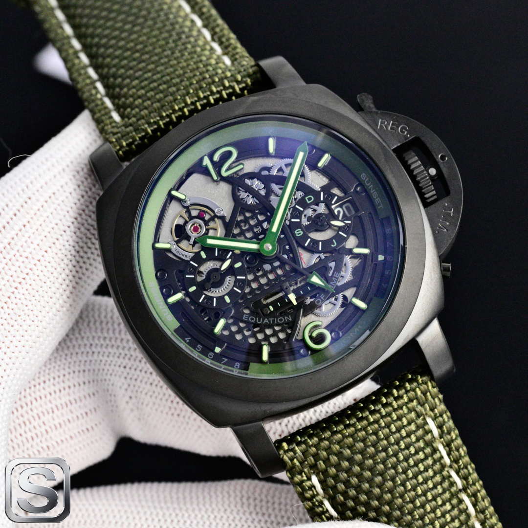 NO:764453,Panerai's new model is coming Series: Lumino series Model: PAM00820 Size: diameter 44mm/15mm Case: stainless steel 316L white steel case Dial: black surface Mirror: reinforced mineral glass Strap: black frosted strap Buckle: stainless steel frosted pin buckle Movement: Tianjin fully automatic movement mechanical watch Excellent quality, fashion pursuit, welcome to reprint,19860909沛纳海 新款来袭 系列:庐米诺系列 型号:PAM00820 尺寸:直径44mm/15mm 表壳:精钢316L白钢壳 表盘:黑面 表镜:加强矿物质玻璃 表带:黑色磨砂表带 表扣:精钢磨砂针扣 机芯:天津全自动机芯机械腕表 卓越品质,时尚追求,欢迎转载,,Watch