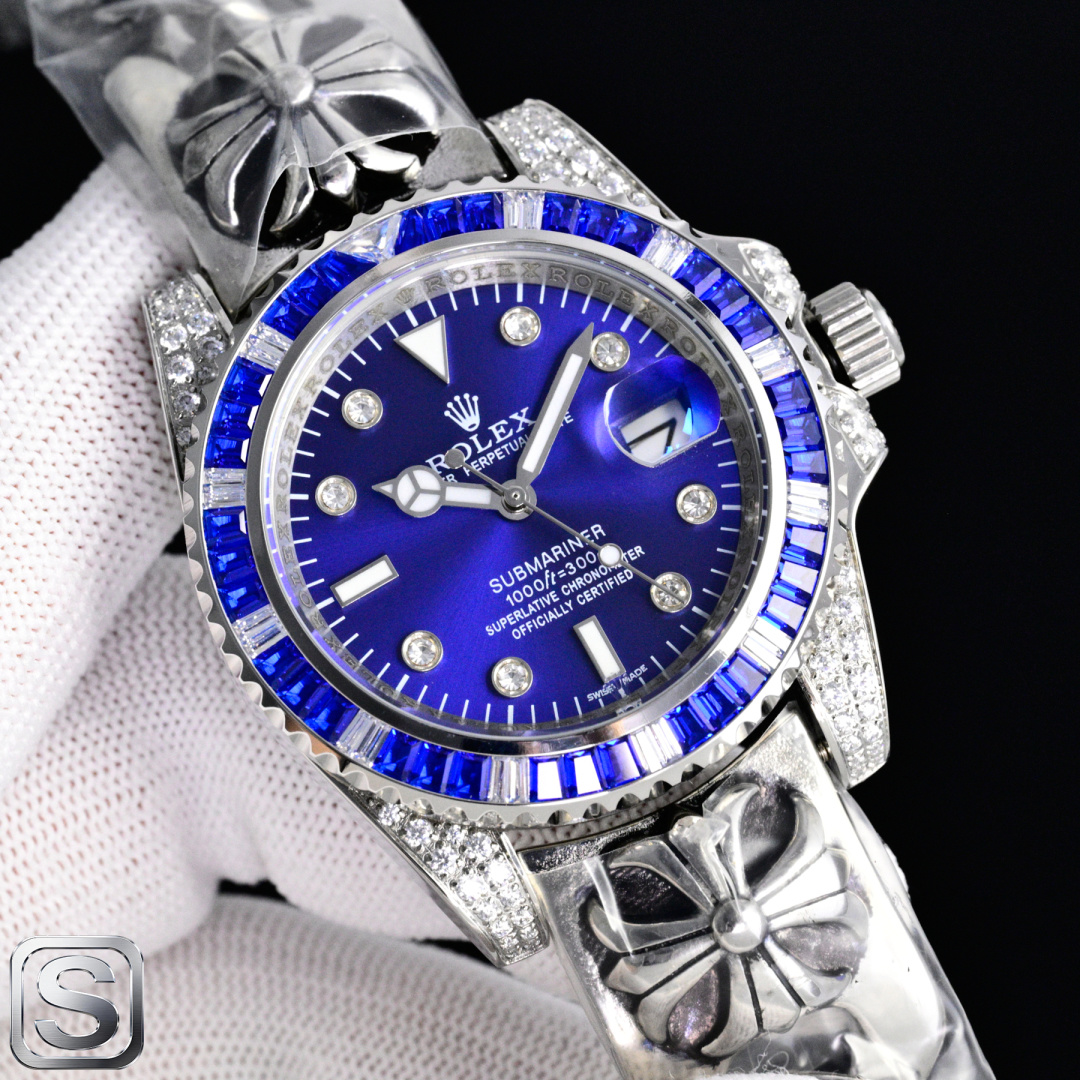 NO:765707,Taiwan Produced in Taiwan Factory New Product Rolex ROLEX  Luxurious and exquisite recommendations for men’s mechanical watches as gifts. Best luxury recommendations. Please look for Taiwan’s exclusive quality, chrome hearts, rolex19860909台湾 出品  台湾 Factory 新品 劳力士 ROLEX X43 重工打造克罗心,给你不一样的体验,不喜欢撞鬼的你,它绝对是你的知音 劳力士ROLEX 水鬼后镶钻克罗心系列男士精品时尚腕表,搭配进口全自动机械机芯,316精钢表壳,强化矿物耐磨玻璃镜片.专业成就未来,一劳永垂！奢华精致推荐男士机械腕表送礼最佳奢华推荐请认准台湾独家品质,,chrome hearts,rolex,Watch