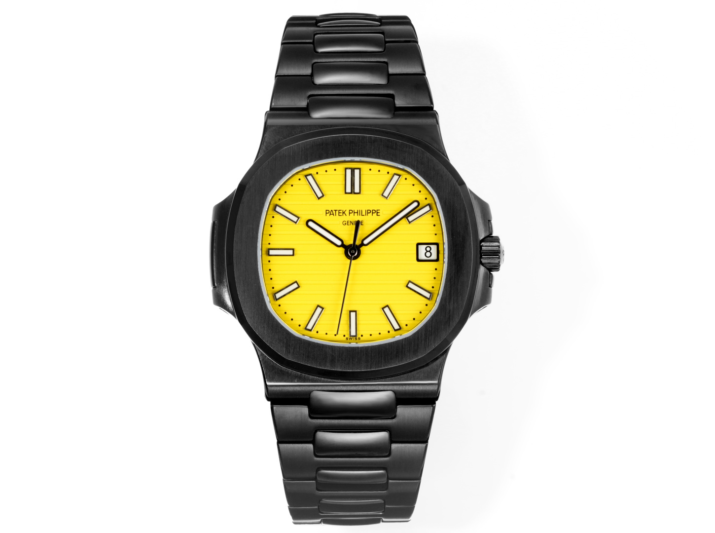 NO:882326,Produced by GR 1300 GR Factory New Products | PP Nautilus Patek Philippe A Darth Vader Nautilus 5711 Color Plate Limited Series GR launches the Black Samurai Nautilus 5711 Color Plate Limited Edition. The all-black fine steel case reshapes the classic outline, and is paired with 4 highly saturated limited color plates. It releases the edge of the wrist in a low-key manner and reshapes the sporty luxury style.  The core movement is equipped with a customized 9015-modified 324 all-in-one movement, with a large central second hand design, non-stop second hand adjustment, stable and accurate travel time, full mechanical texture, and power reserve and durability that reach the top level in the industry. The case is made of fine steel and has been treated with multiple brushing and polishing processes, giving it a thick and delicate texture; the octagonal bezel has smooth lines, is highly consistent with the original, and has a smooth touch without scratches. The 4 color plates have different styles, perfectly adapting to multiple styles.  The lemon yellow palette is bright and lively, with highly saturated tones breaking the dullness and injecting dynamic tension into daily wear. The cherry red palette is warm and retro, with rich red tones and vertical texture, showing a bold and high-end texture. The peach pink palette is gentle and elegant, and the low-saturated pink tones are low-key and noble, suitable for both commuting and leisure. The Tiffany blue palette is clear and light luxury, with the iconic blue tones fully recognizable, and the bezel focusing on attributes.  The detailed configuration is full of details. The double-sided sapphire crystal watch mirror is transparent and scratch-resistant. The classic watch diameter of 40×8.5mm is suitable for most wrists. The one-piece all-black steel chain fits the wrist. The folding buckle locks with a crisp sound. It is comfortable to wear and has a sense of luxury.  The collision of the black shell and the colorful plate is the perfect symbiosis of classics and individuality. GR restores every detail with exquisite craftsmanship, creating a non-contrasting identity symbol on the wrist for trendy players and tasteful collectors. You can enjoy the top quality when you buy it. Luxurious and exquisite men's mechanical watches are recommended. For the best luxury recommendations for gifts, please look for the exclusive quality of GR, tiffany, patek philippe19860909GR 出品 1300 GR Factory 新品｜PP 鹦鹉螺 百达翡丽 A 黑武士鹦鹉螺5711 彩盘限定系列 GR重磅推出黑武士鹦鹉螺5711彩盘限定,全黑精钢表壳重塑经典轮廓,搭配4款高饱和限定彩盘,于低调中释放腕间锋芒,重塑运动奢华格调. 核心机芯搭载定制9015改324一体机芯,中心大秒针设计,调时不停秒,走时稳定精准,机械质感拉满,动力储备与耐用性均达行业顶尖水准.表壳采用精钢打造,经多重拉丝与抛光工艺处理,质感厚重细腻；八角表圈线条流畅 ,正品高度一致,触感顺滑无刮滞. 4款彩盘各藏格调,完美适配多元风格 柠檬黄盘明丽鲜活,高饱和色调打破沉闷,为日常穿搭注入跃动张力 樱桃红盘热烈复古,浓郁红调搭配竖纹肌理,尽显张扬高级质感 蜜桃粉盘温柔雅致,低饱和粉调低调显贵,通勤休闲皆能从容驾驭 蒂芙尼蓝盘清透轻奢,标志性蓝调辨识度拉满,玩表圈焦点属性拉满 细节配置拉满双面蓝宝石水晶表镜通透防刮,40×8.5mm经典表径适配绝大多数手腕；一体成型全黑钢链贴合腕部,折叠扣锁止声清脆,佩戴舒适度与高级感兼具. 黑壳与彩盘的碰撞,是经典与个性的完美共生.GR以精湛工艺还原每一处细节,为潮流玩家与品味藏家打造不撞款的腕间身份符号,入手即享顶级质感,奢华精致推荐男士机械腕表 送礼最佳奢华推荐请认准GR独家品质,,tiffany,patek philippe,Watch