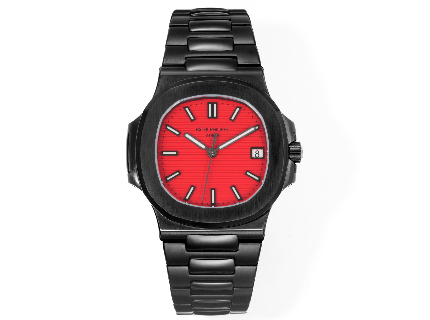 NO:820555,GR New Product/PP Nautilus Patek Philippe Darth Vader Nautilus 5711 Color Plate Limited Series GR launches the Black Samurai Nautilus 5711 Color Plate Limited Edition. The all-black stainless steel case reshapes the classic silhouette and is matched with 4 highly saturated limited color plates. It releases the edge of the wrist in a low-key manner and reshapes the sporty luxury style.  The core movement is equipped with a customized 324 all-in-one movement, with a large central second hand design, non-stop time adjustment, stable and accurate travel time, full mechanical texture, and power reserve and durability that reach the top level in the industry. The case is made of fine steel and has been treated with multiple brushing and polishing processes, giving it a thick and delicate texture; the octagonal bezel has smooth lines, is highly consistent with the original, and feels smooth and non-scratch. The 4 color plates have different styles, perfectly adapting to multiple styles.  The lemon yellow palette is bright and lively, with highly saturated tones breaking dullness and injecting dynamic tension into daily wear. The cherry red palette is warm and retro, with rich red tones and vertical texture, showing a high-end texture. The peach pink palette is gentle and elegant, and the low-saturated pink tones are low-key and noble, suitable for both commuting and leisure. The Tiffany blue palette is clear and light luxury, with the iconic blue tones fully recognizable and the bezel focusing on attributes. The detailed configuration is full of double-sided sapphire crystal, transparent and scratch-resistant, large in size.  The 40mm/8.5mm classic watch diameter is suitable for most wrists; the one-piece all-black steel chain fits the wrist, and the folding buckle locks with a crisp sound, which is both comfortable to wear and high-end. The collision of the black shell and the color plate is the perfect symbiosis of classics and personality. GR restores every detail with exquisite craftsmanship, top-quality mechanical watch,,,tiffany,patek philippe19860909GR新品/PP 鹦鹉螺 百达翡丽 黑武士鹦鹉螺5711 彩盘限定系列 GR重磅推出黑武士鹦鹉螺5711彩盘限定,全黑精钢表壳重塑经典轮廓,搭配4款高饱和限定彩盘,于低调中释放腕间锋芒,重塑运动奢华格调. 核心机芯搭载定制改324一体机芯,中心大秒针设计,调时不停秒,走时稳定精准,机械质感拉满,动力储备与耐用性均达行业顶尖水准.表壳采用精钢打造,经多重拉丝与抛光工艺处理,质感厚重细腻；八角表圈线条流畅 ,正品高度一致,触感顺滑无刮滞. 4款彩盘各藏格调,完美适配多元风格 柠檬黄盘明丽鲜活,高饱和色调打破沉闷,为日常穿搭注入跃动张力 樱桃红盘热烈复古,浓郁红调搭配竖纹肌理,尽显张扬高级质感 蜜桃粉盘温柔雅致,低饱和粉调低调显贵,通勤休闲皆能从容驾驭 蒂芙尼蓝盘清透轻奢,标志性蓝调辨识度拉满,玩表圈焦点属性拉满 细节配置拉满双面蓝宝石水晶表镜通透防刮,尺寸 40mm/8.5mm经典表径适配绝大多数手腕；一体成型全黑钢链贴合腕部,折叠扣锁止声清脆,佩戴舒适度与高级感兼具. 黑壳与彩盘的碰撞,是经典与个性的完美共生.GR以精湛工艺还原每一处细节,顶级质感机械腕表,,,tiffany,patek philippe,Watch
